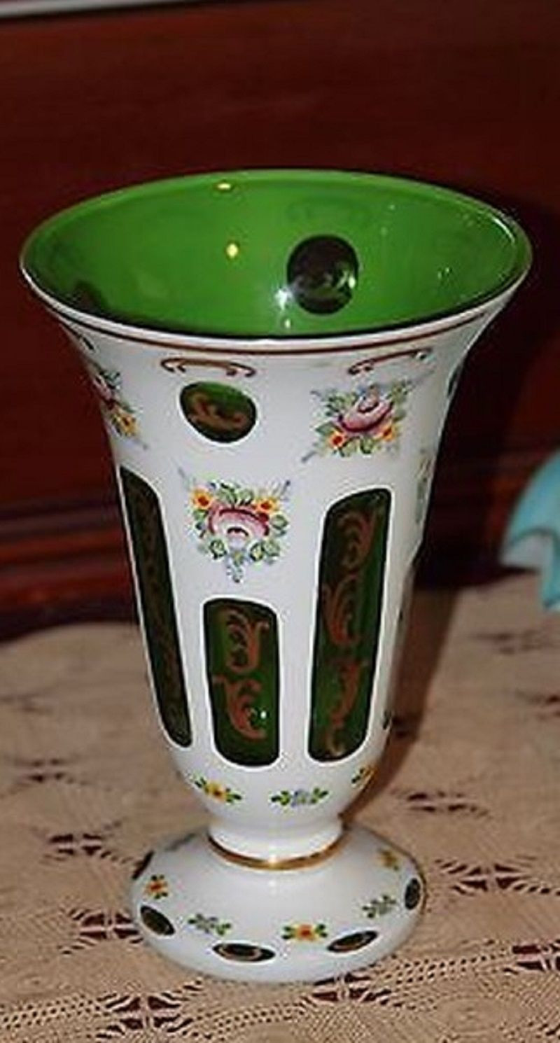 22 Fabulous Tulip Vase Antique 2024 free download tulip vase antique of bohemian czech handpainted cased glass vase emerald green moser within bohemian czech handpainted cased glass vase emerald green moser