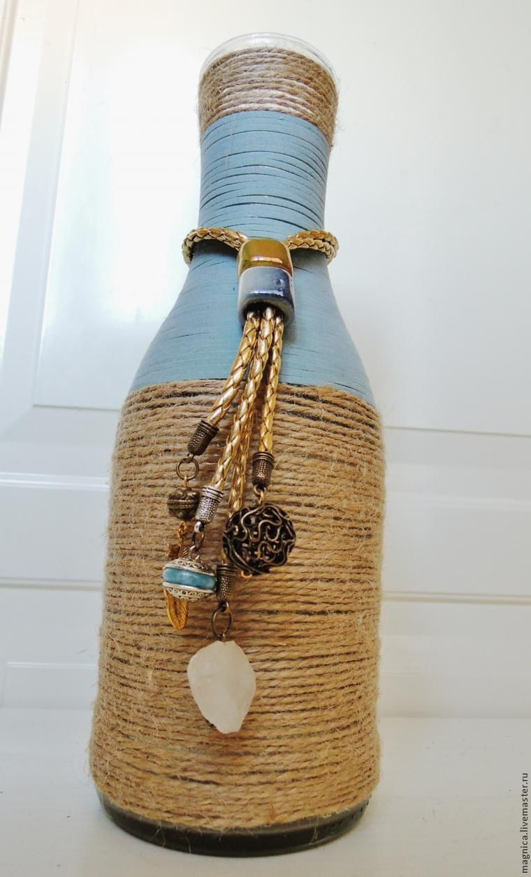 29 attractive Twine Wrapped Vase 2024 free download twine wrapped vase of how to make a vase out of a bottle livemaster within thank you for attention yours christina