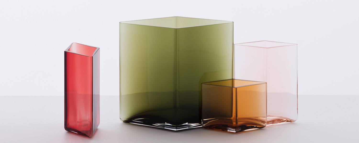 twisted square glass vase of ronan erwan bouroullec design within 48 ruutu