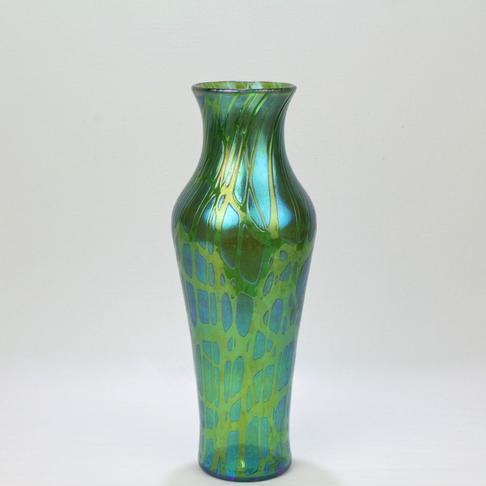 29 Great Types Of Glass Vases 2024 free download types of glass vases of large loetz type art nouveau green papillon art glass vase gl in large loetz type art nouveau green papillon art glass vase