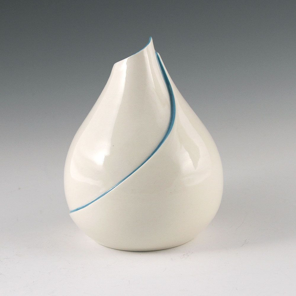 11 Trendy Unglazed White Ceramic Vase 2024 free download unglazed white ceramic vase of vase curvy vase with blue accent w t white ceramics pinterest pertaining to kim westad altered flowing vase pottery ceramics clay