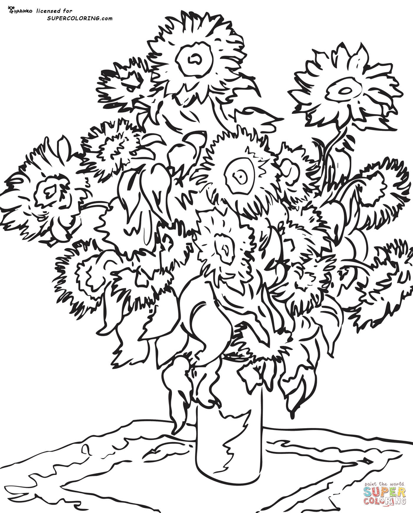 11 attractive Van Gogh Sunflowers In Vase 2024 free download van gogh sunflowers in vase of van gogh coloring pages elegant impressionism coloring pages inside van gogh coloring pages elegant impressionism coloring pages