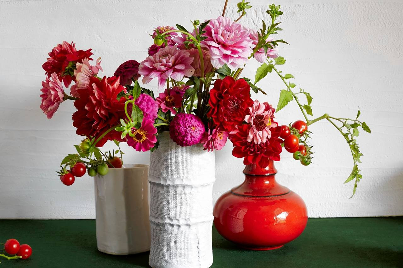 van gogh vase of roses of an almost fall flower arrangement inspired by lee krasner wsj within od bh602 flower m 20150902103959