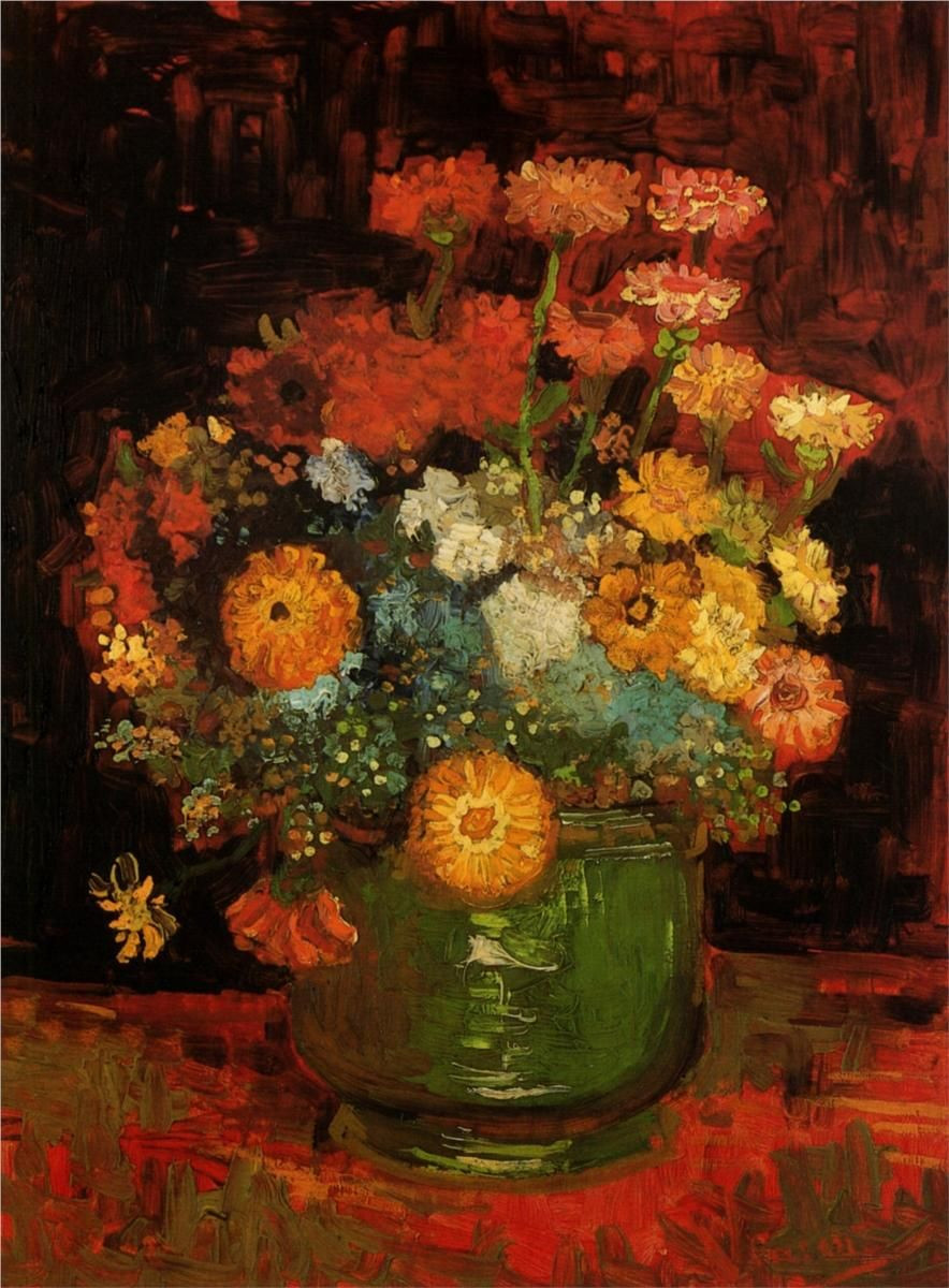 11 Nice Van Gogh Vase with Flowers 2024 free download van gogh vase with flowers of vase with zinnias 1886 vincent van gogh van gogh pinterest regarding vase with zinnias 1886 vincent van gogh