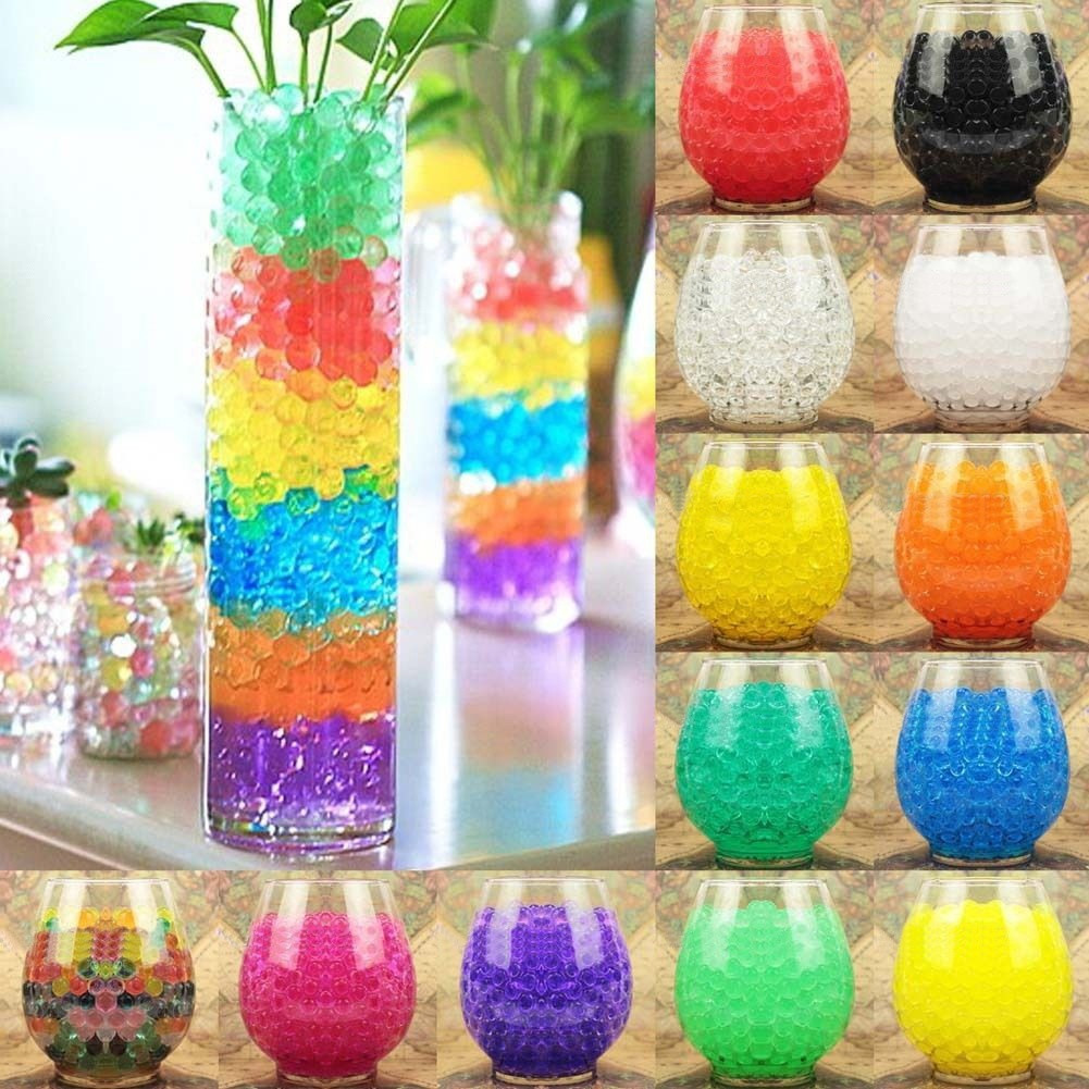 vase filler balls of high quality 10000pcs water pearls gel beads balls home vase inside high quality 10000pcs water pearls gel beads balls home vase decoration water plant flower jelly crystal soil mud 8zsh803 in artificial dried flowers from