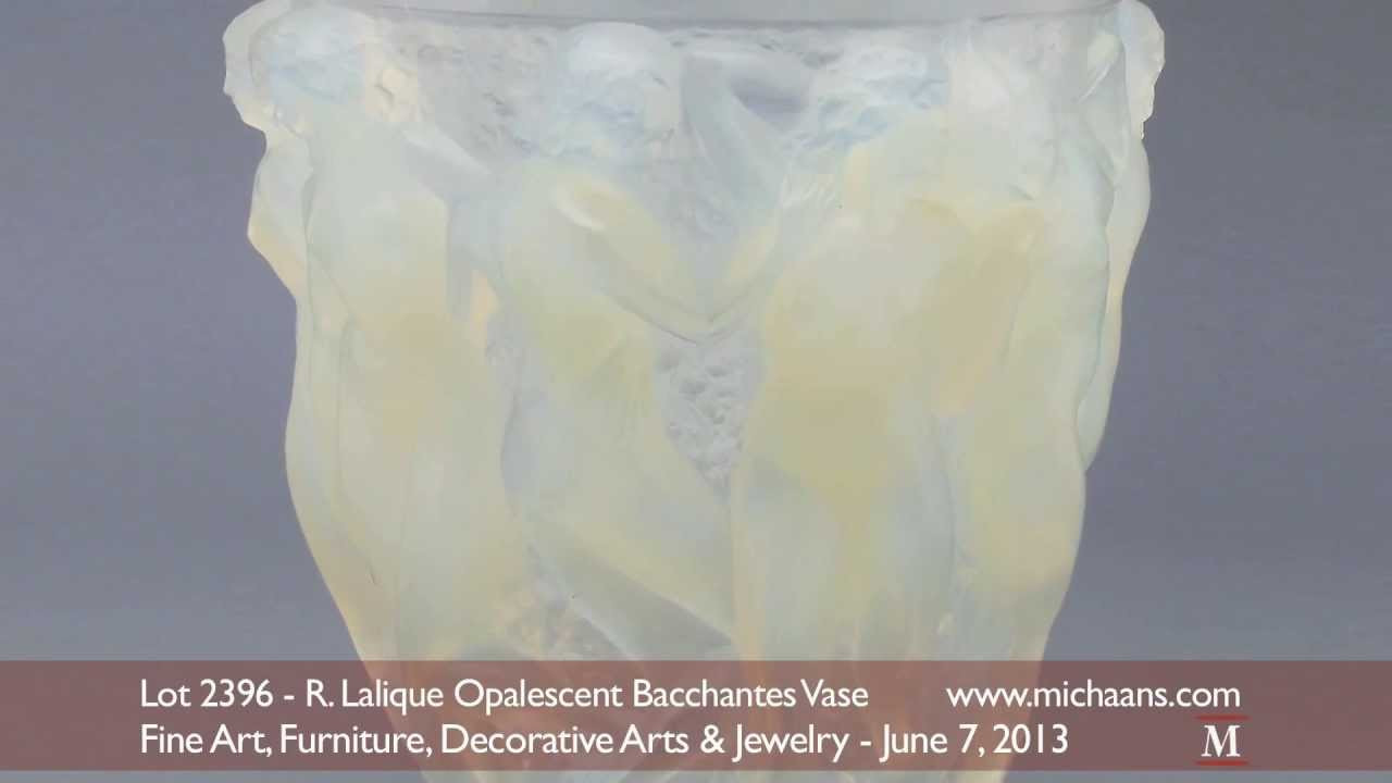 vase lalique les bacchantes of r lalique opalescent bacchantes vase youtube throughout maxresdefault