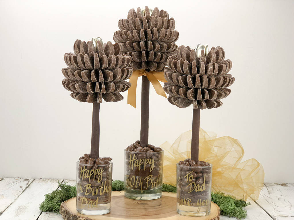 vase shaped trees of mini terrys chocolate orange tree by sweet trees intended for mini terrys chocolate orange tree