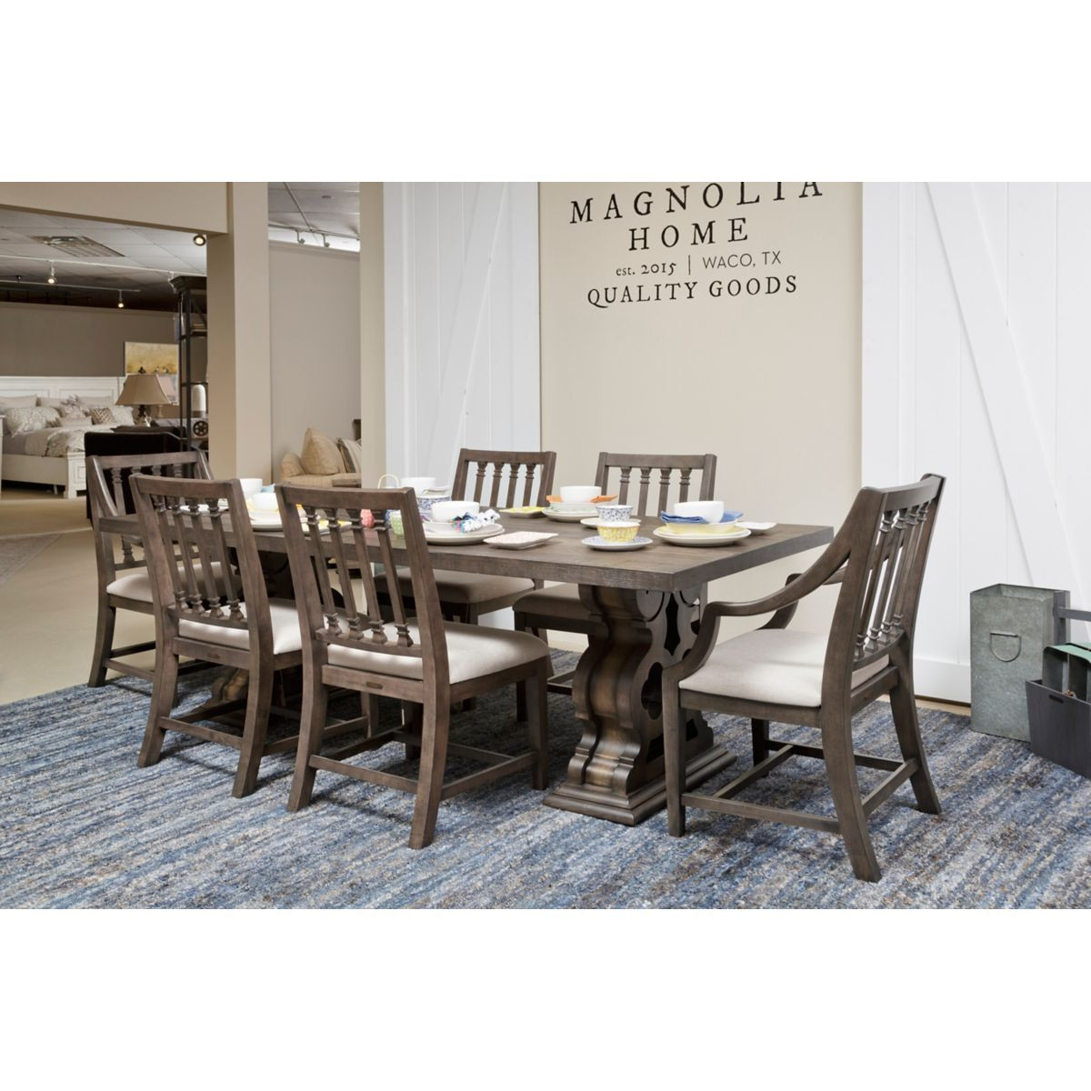 24 Popular Vase Turned Dining Table Magnolia 2024 free download vase turned dining table magnolia of another view from our showroom of the traditional double pedestal regarding another view from our showroom of the traditional double pedestal dining room