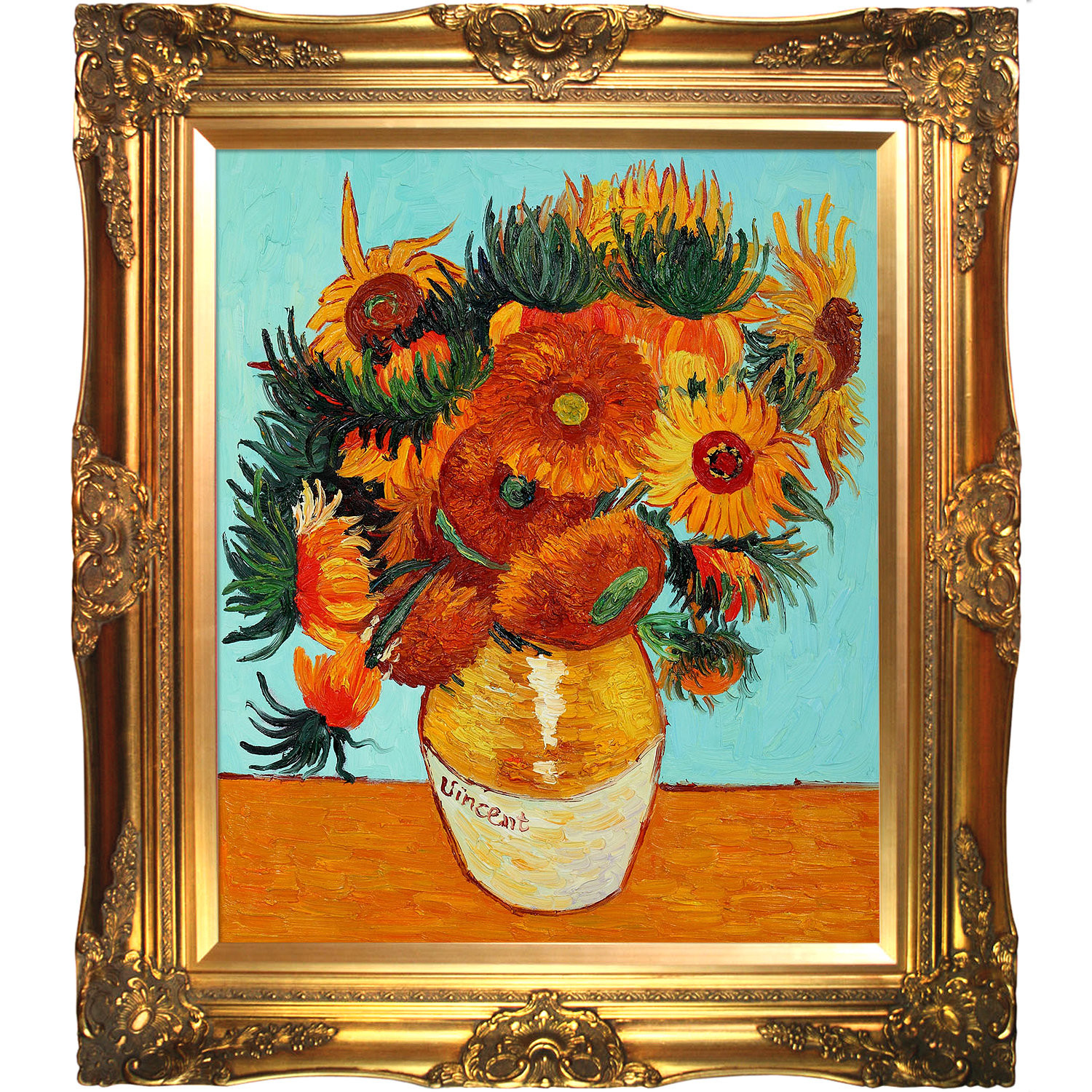 30 Unique Vase with Fifteen Sunflowers 2024 free download vase with fifteen sunflowers of tori home sunflower collage by vincent van gogh framed painting with tori home sunflower collage by vincent van gogh framed painting wayfair
