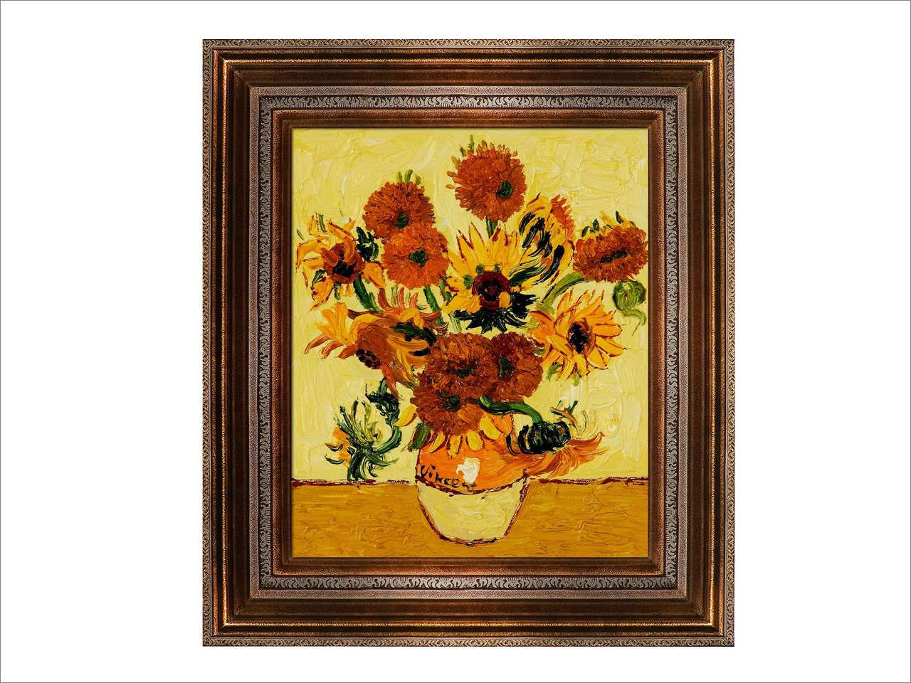 30 Unique Vase with Fifteen Sunflowers 2024 free download vase with fifteen sunflowers of van gogh paintings vase with fifteen sunflowers with mediterranean in van gogh paintings vase with fifteen sunflowers with mediterranean bronze frame bronze f