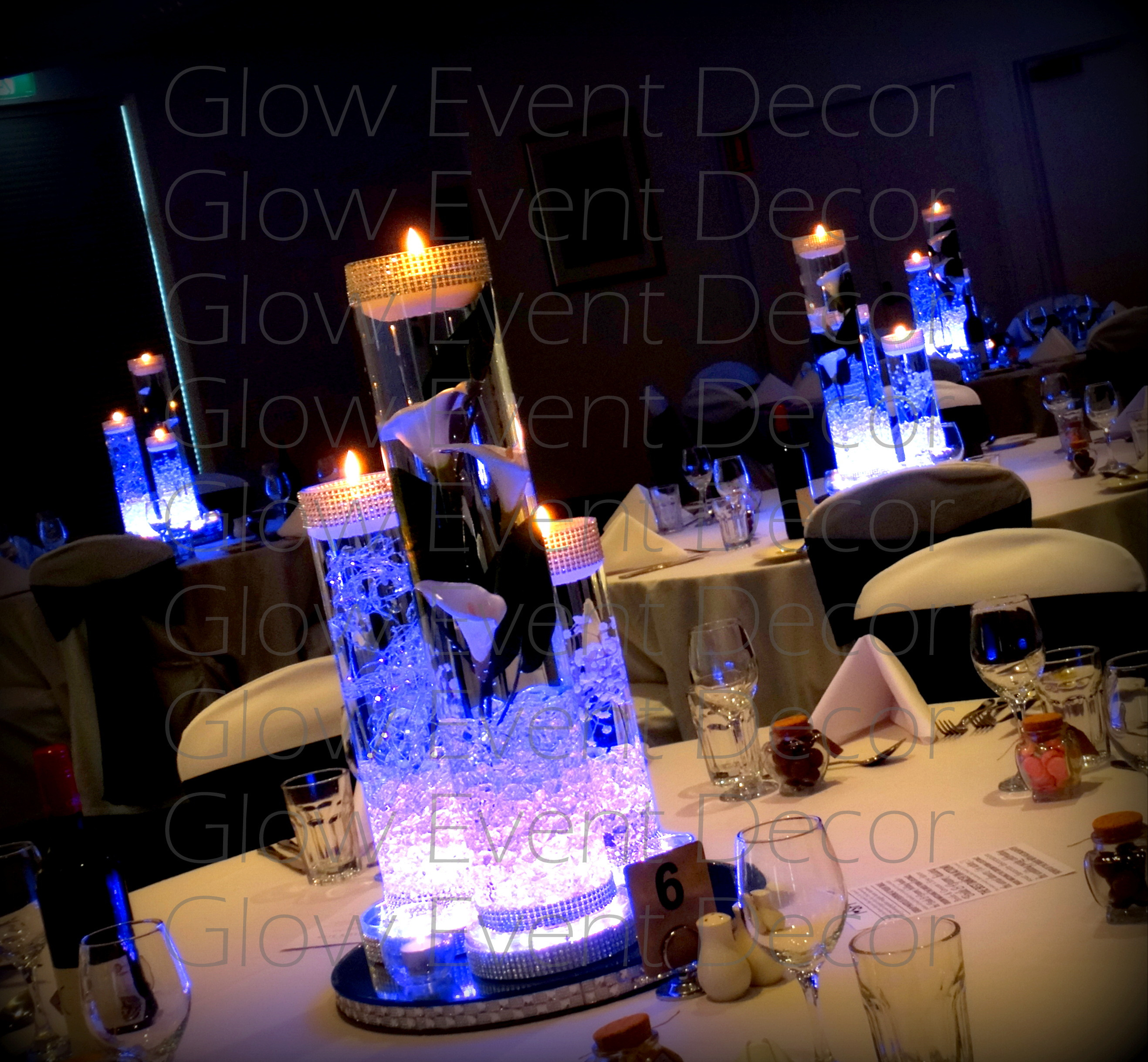 vases with flowers and floating candles of led orchid cylinder vase glow event decor throughout cylinder vase trio with led light bases and floating candles for hire glow event decor adelaide