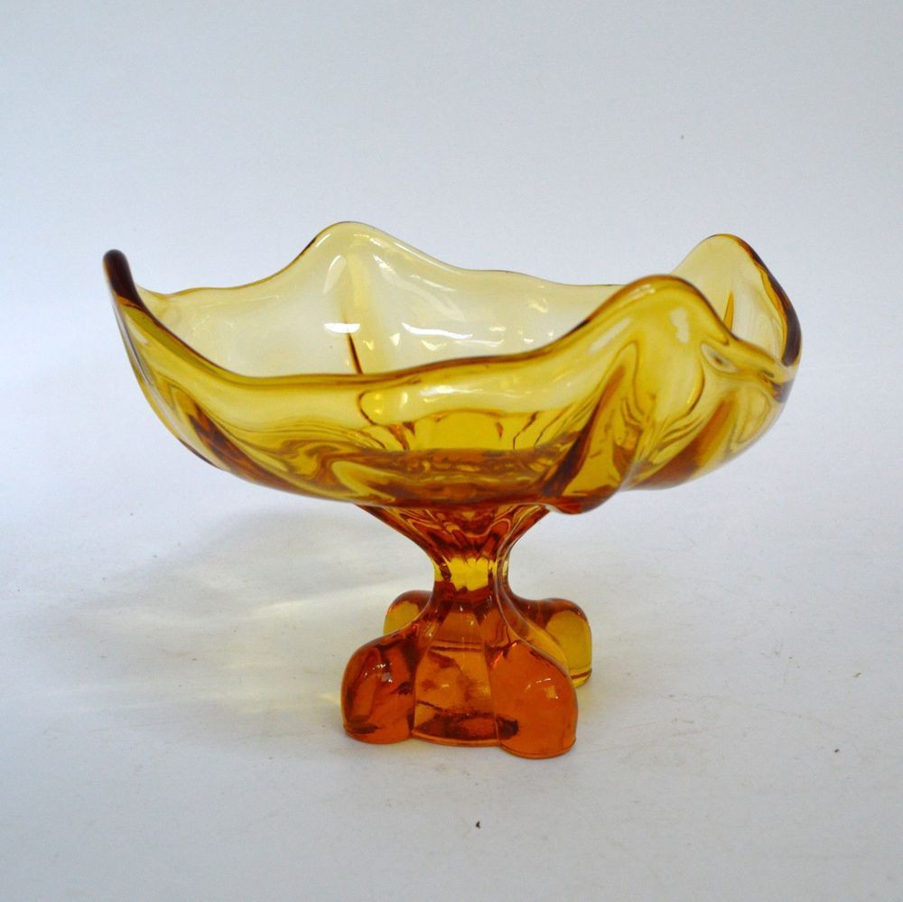 22 Lovable Viking Glass Vase 2024 free download viking glass vase of orange viking epic pedestal bowl mid century modern compote within vintage viking epic 4 square amber glass footed compote candy dish mid century viking