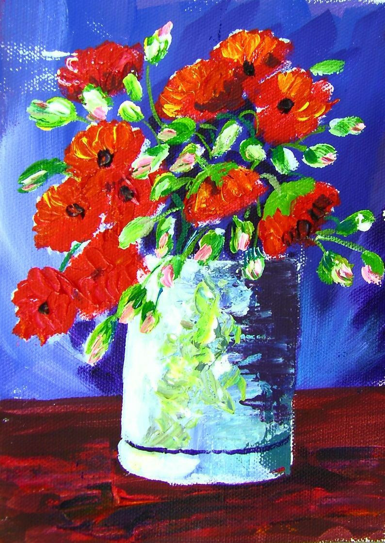 26 Amazing Vincent Van Gogh Vase with Cornflowers and Poppies 2024 free download vincent van gogh vase with cornflowers and poppies of van gogh poppies one hour painting lesson with acrylic gels ginger inside van gogh poppies one hour painting lesson with acrylic gels gi