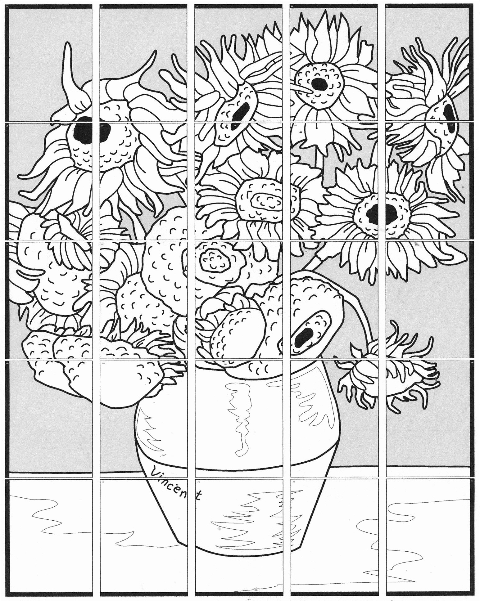 10 Lovable Vincent Van Gogh Vase with Twelve Sunflowers 2024 free download vincent van gogh vase with twelve sunflowers of van gogh coloring pages awesome obsession vincent van gogh coloring throughout van gogh coloring pages luxury sunflower coloring page fresh va