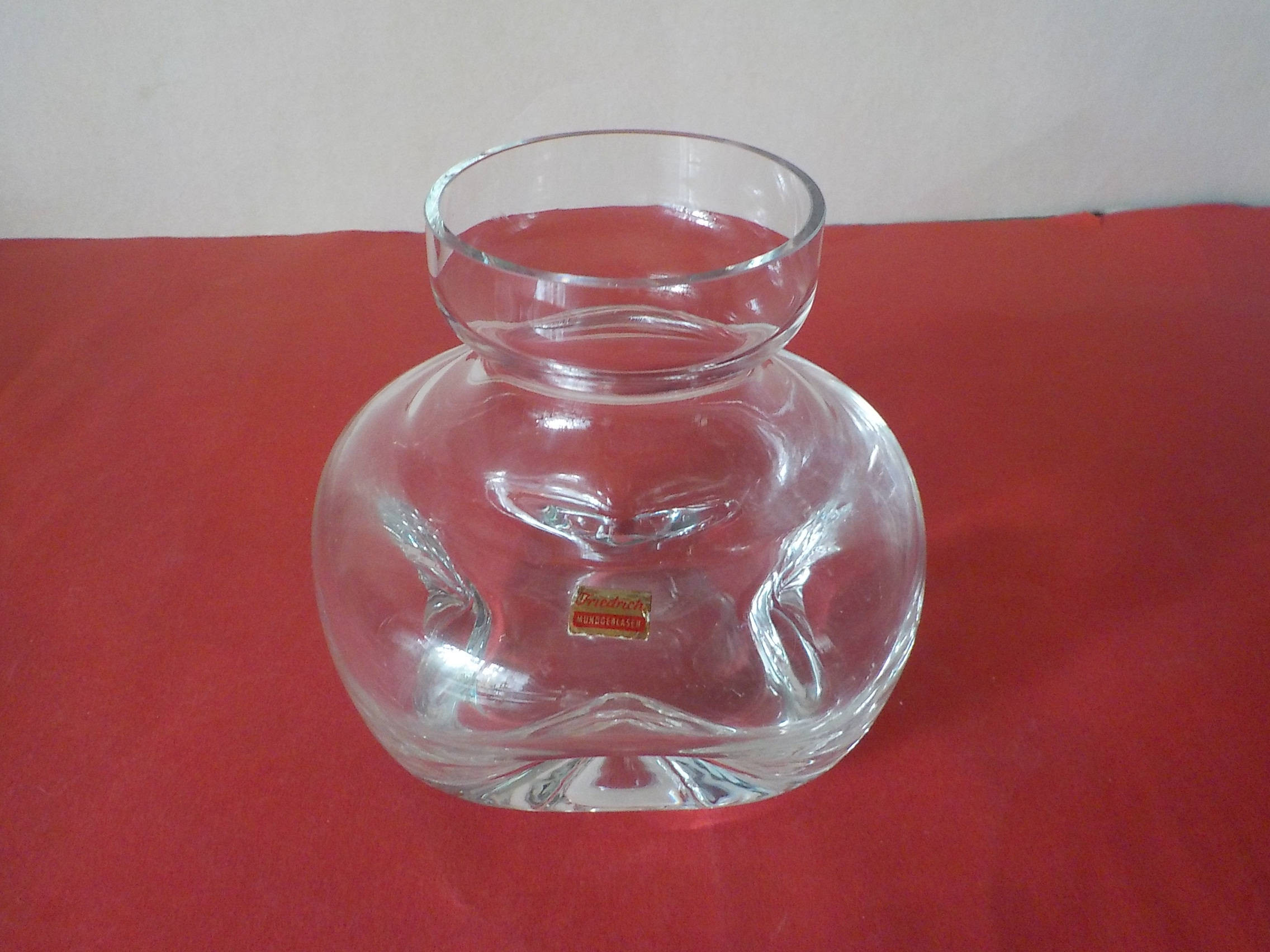 vintage bubble glass vase for sale of small friedrich glas vase glass vase hyacinth vase clear mouth etsy throughout dzoom