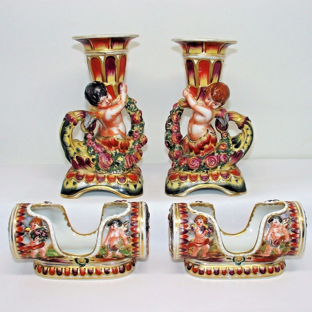 17 Unique Vintage Capodimonte Vase 2024 free download vintage capodimonte vase of antique ernst bohne germany capodimonte porcelain cherubs garniture 4 pc intended for e4745808a237c935dc1ff3d157433060