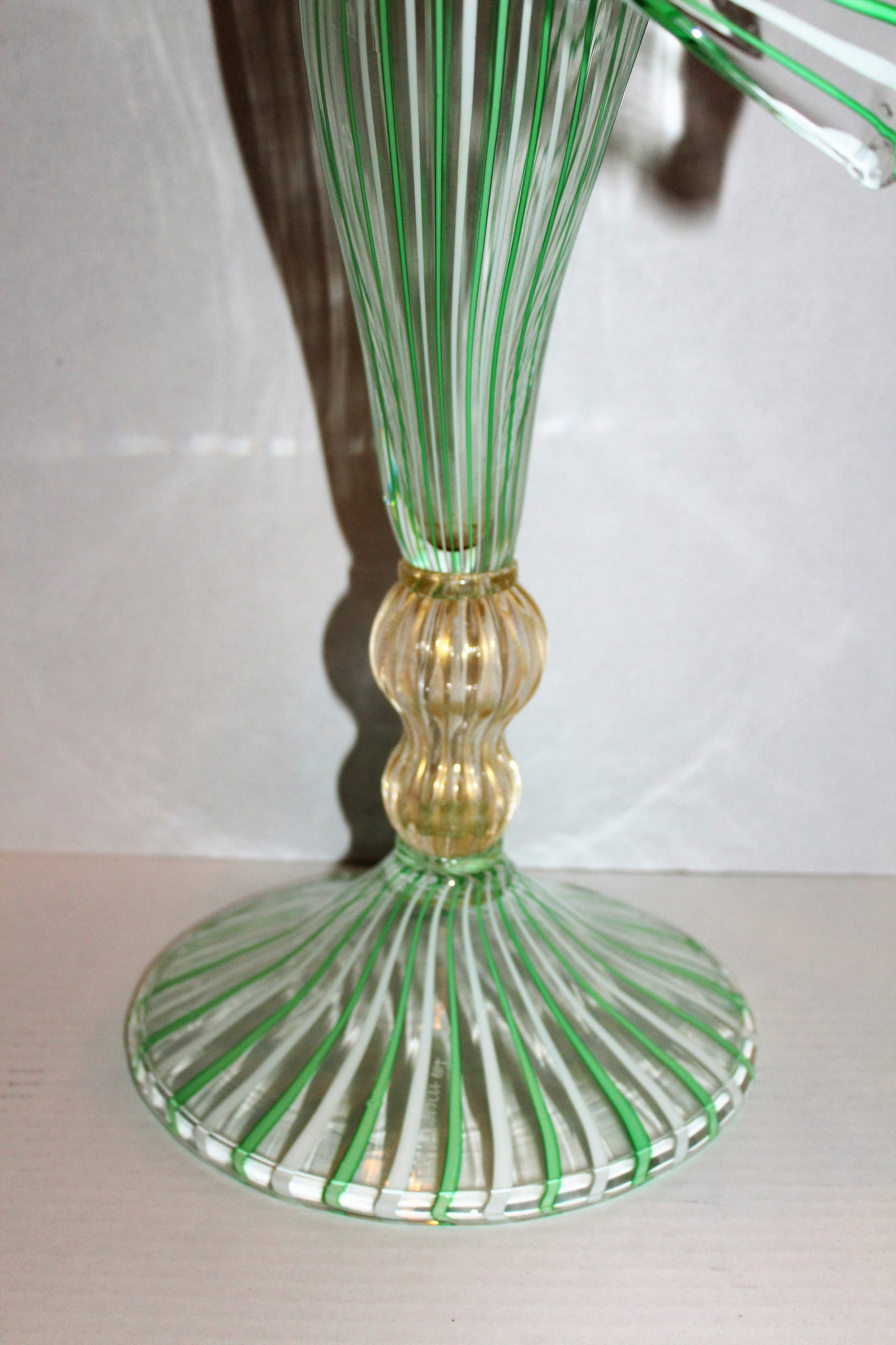 10 Awesome Vintage Cased Glass Vase 2024 free download vintage cased glass vase of la murrina art glass vase large 22 5 vintage striped etsy inside image 3