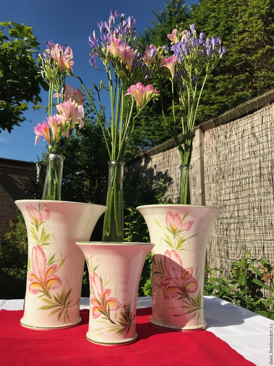 12 Stunning Vintage Flower Vase 2024 free download vintage flower vase of 3 vases set in the freesia porcelain italy shop online on throughout vintage interior decor livemaster handmade buy 3 vases set in the freesia