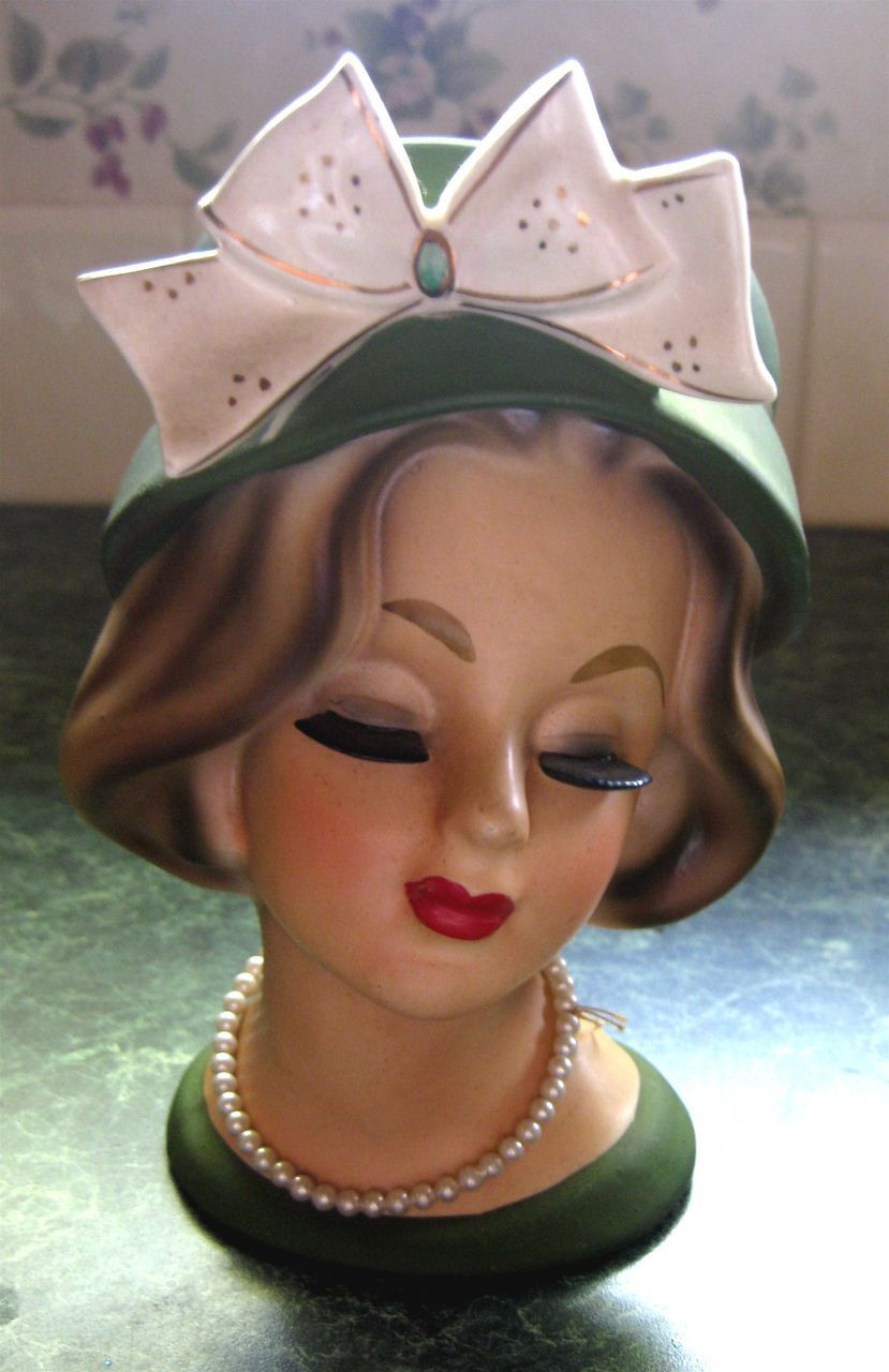 10 Popular Vintage Girl Head Vase 2024 free download vintage girl head vase of enesco lady head vase green with bow 6 1 2 antique head vases with regard to enesco lady head vase green with bow 6 1 2