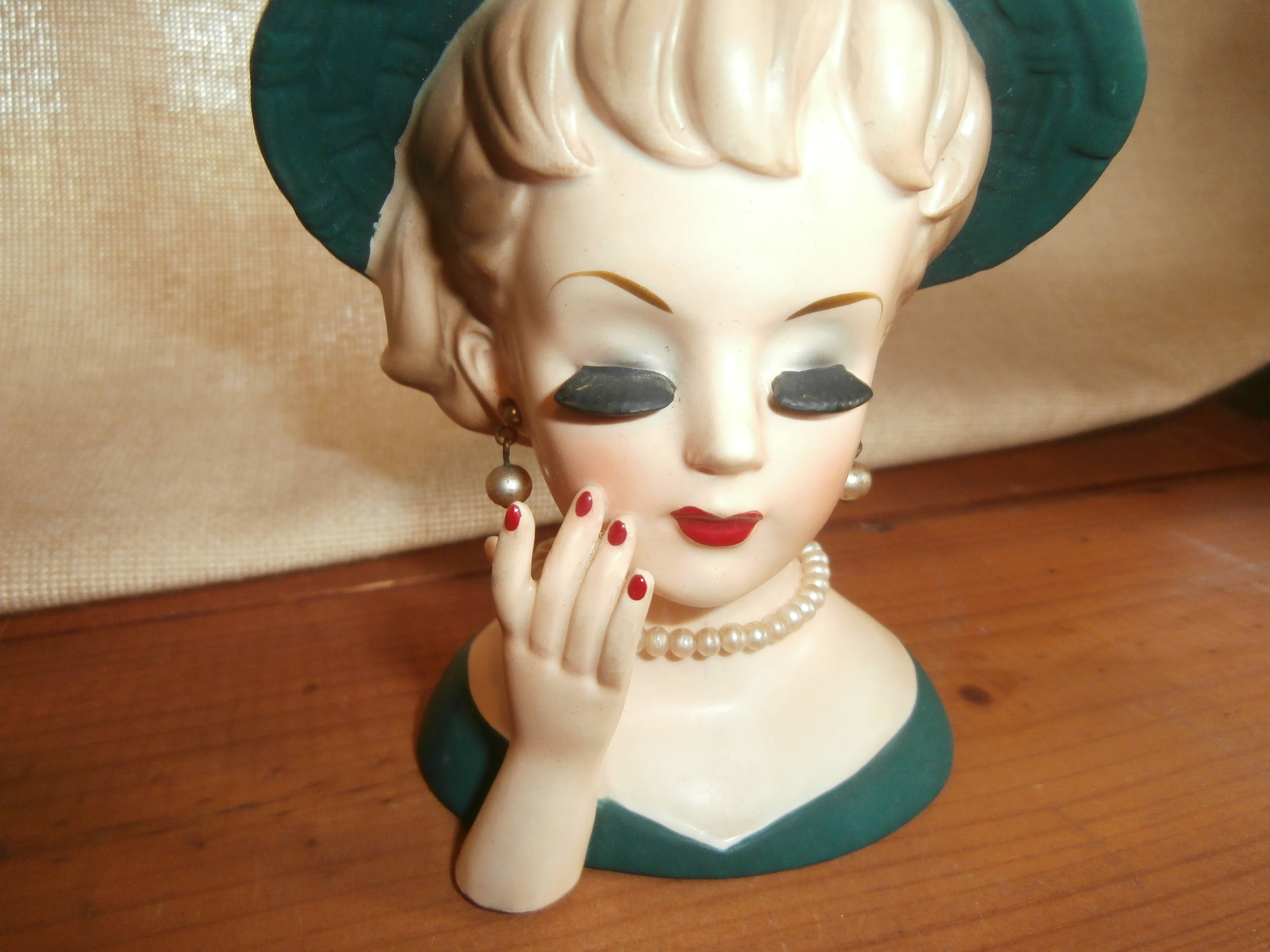 10 Popular Vintage Girl Head Vase 2024 free download vintage girl head vase of vintage porcelain inarco lady head vase with pearl necklace etsy within dc29fc294c28ezoom