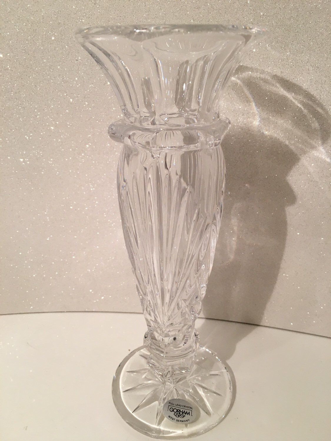 vintage green glass bud vase of a personal favorite from my etsy shop https www etsy com listing regarding a personal favorite from my etsy shop https www etsy com listing 260337454 vintage gorham crystal bud vase flower