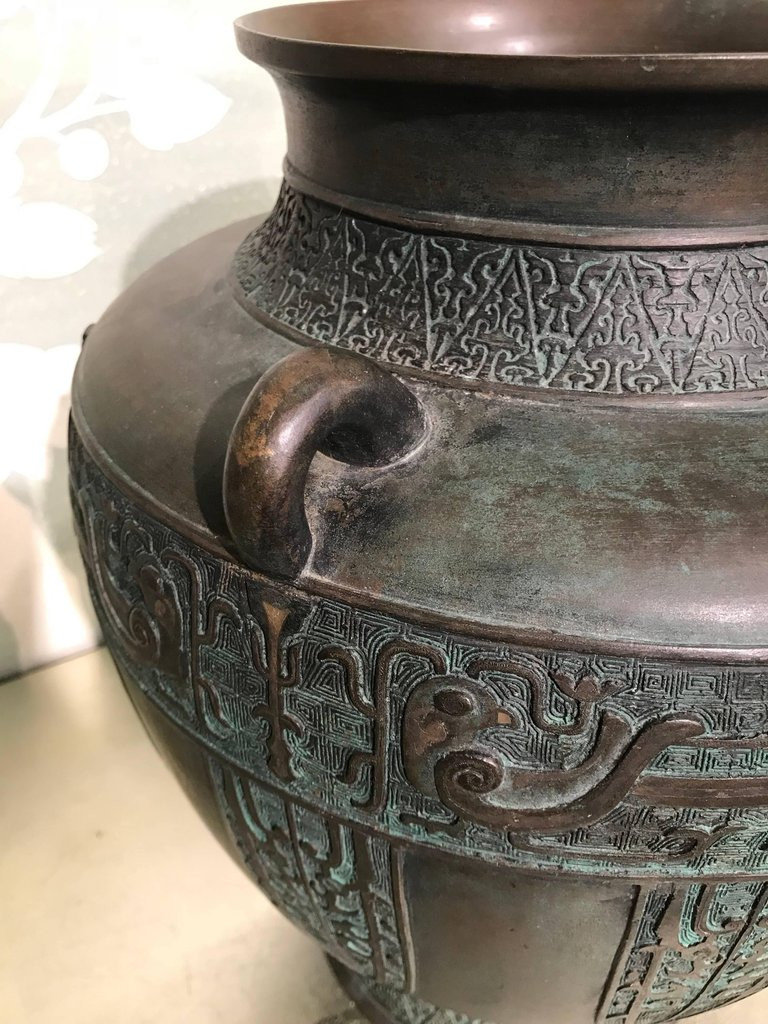 vintage japanese bronze vase of large bronze japanese vase for sale at 1stdibs pertaining to large bronze japanese vase for sale 4