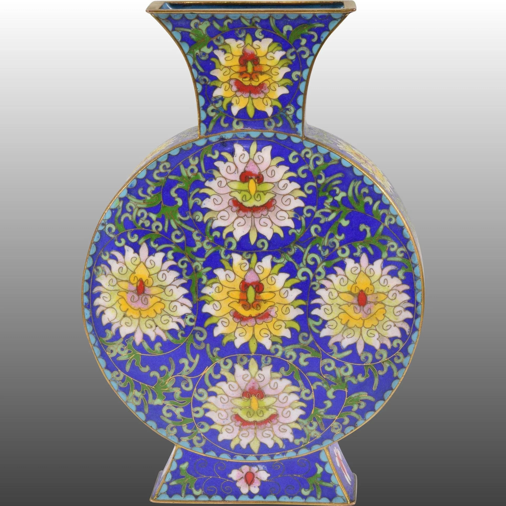 10 Wonderful Vintage Japanese Cloisonne Vase 2024 free download vintage japanese cloisonne vase of pair vintage petite blue cloisonne pillow type vases with yellow for click to expand