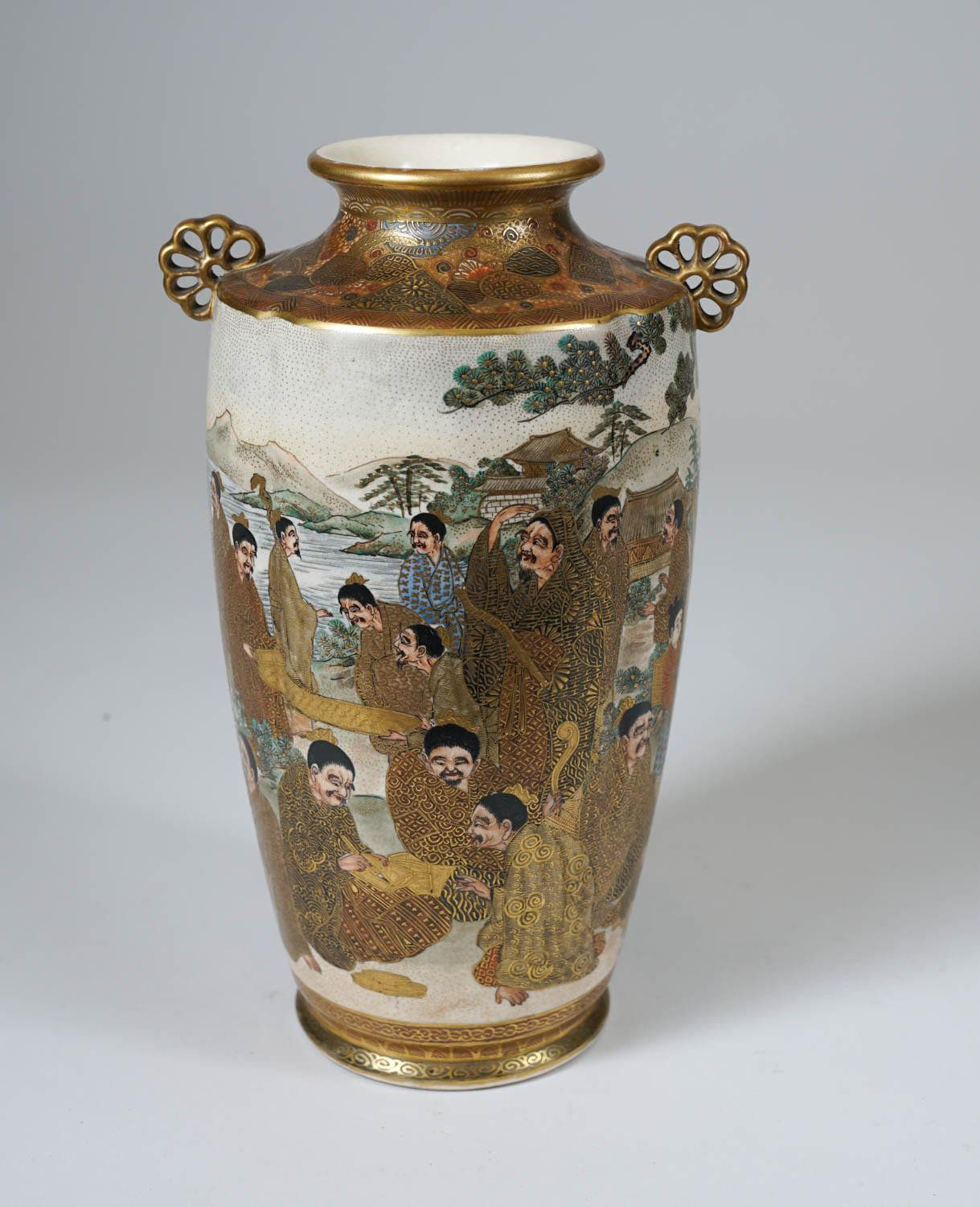 23 attractive Vintage Japanese Satsuma Vase 2024 free download vintage japanese satsuma vase of igavel auctions japanese satsuma vase decorated with immortals throughout category asian art