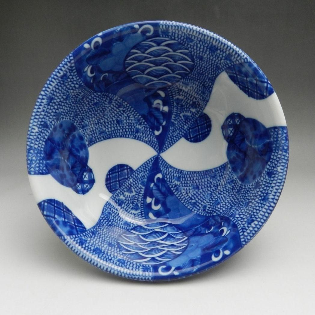 30 attractive Vintage Japanese Vase Markings 2024 free download vintage japanese vase markings of japanese mino yaki porcelain blue and white nakazara or serving bowl within the wave pattern on mino ware from the many faces of japan on ruby lane
