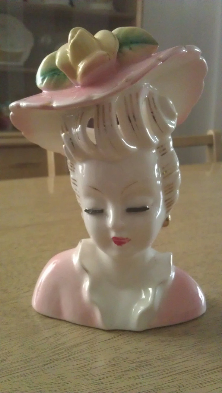 vintage lady head vase of 825 best pretty girls images on pinterest wall pockets cute girls for vintage lady head vase 20 00 via etsy