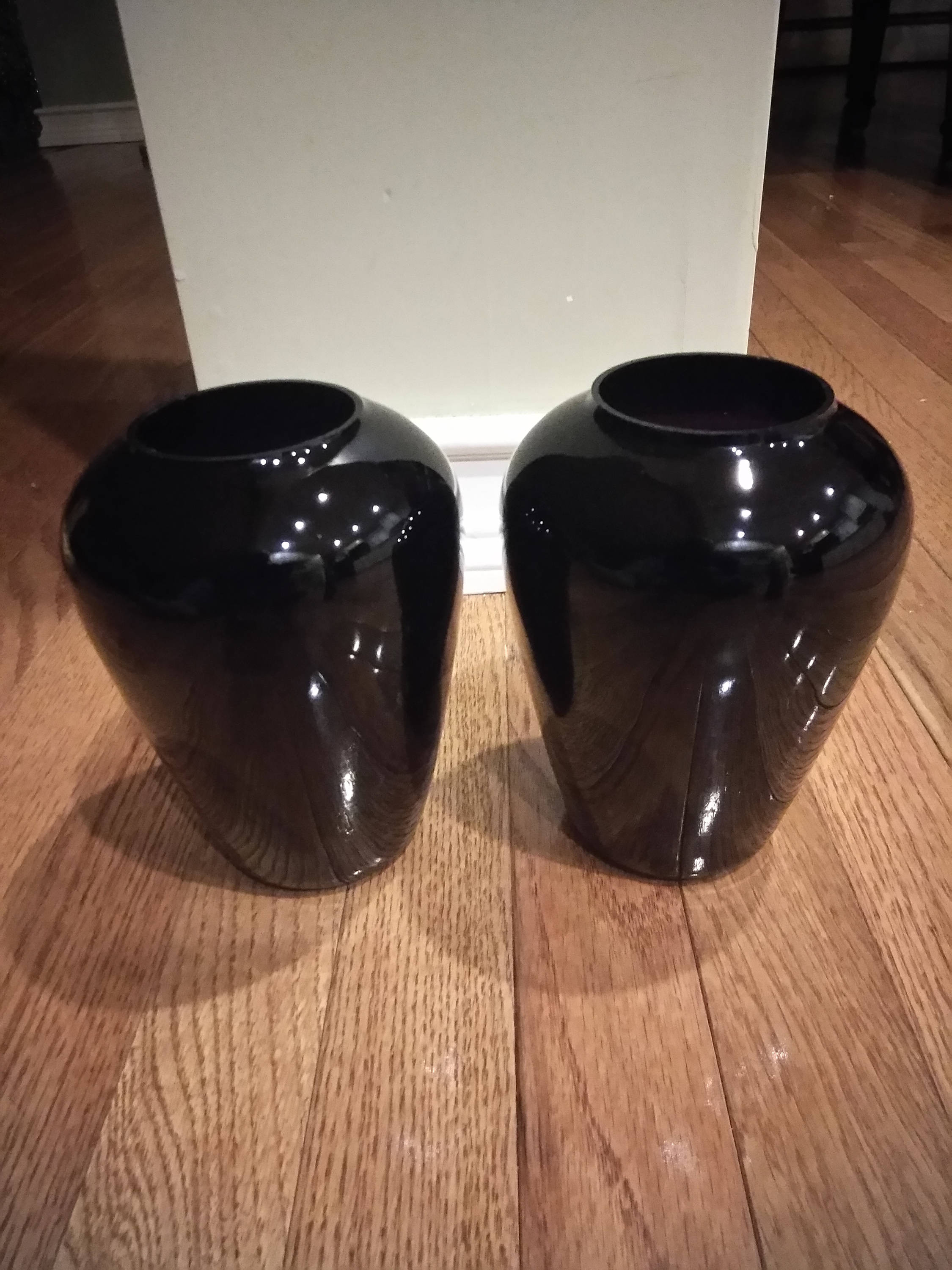 12 Elegant Vintage Lead Crystal Vase 2024 free download vintage lead crystal vase of twin vintage amethyst black glass urn vases for dc29fc294c28ezoom