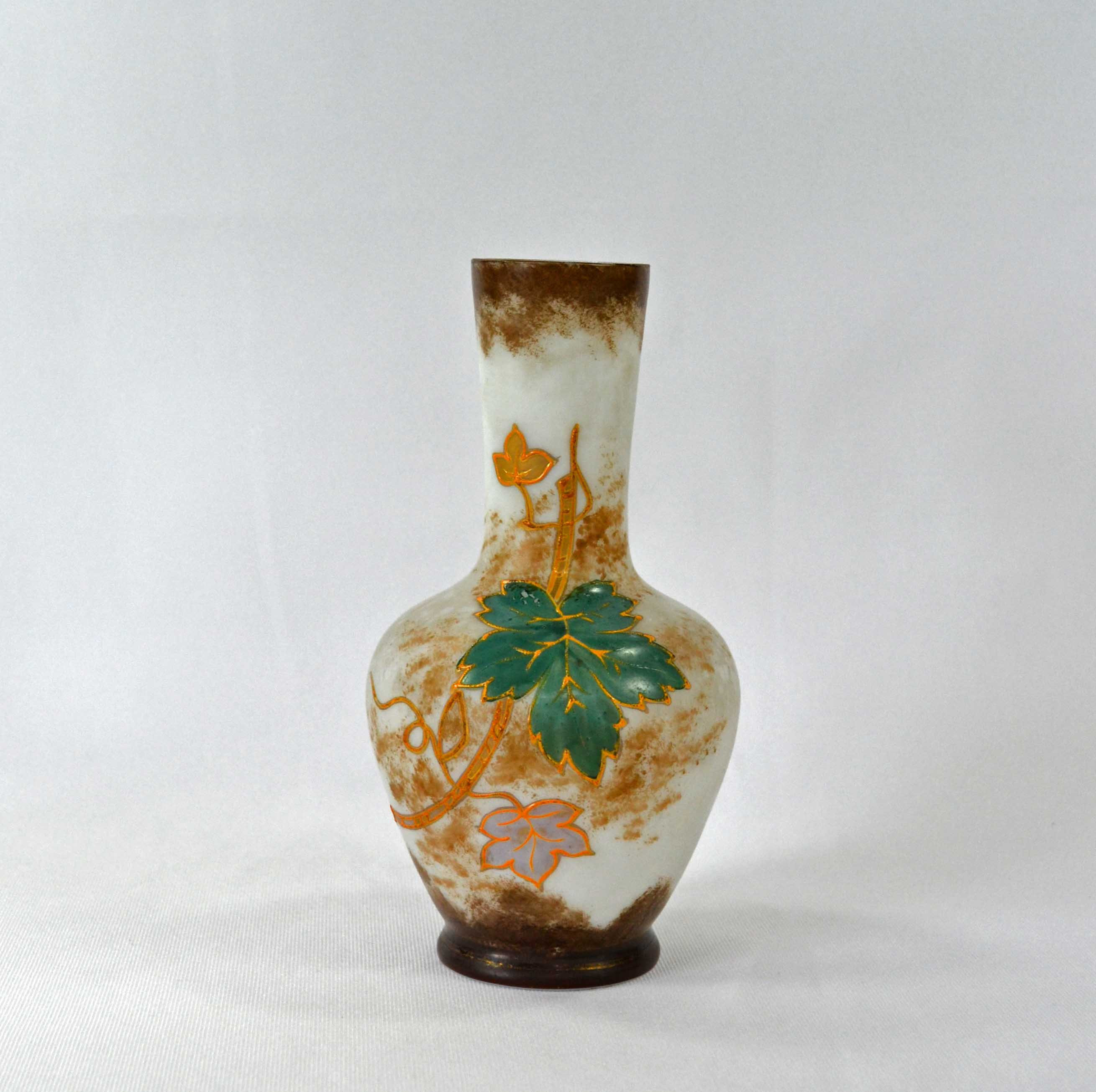 15 attractive Vintage Milk Glass Vase 2022 free download vintage milk glass vase of hand painted leaf vase vintage milk glass vase with grape etsy with regard to dc29fc294c28ezoom