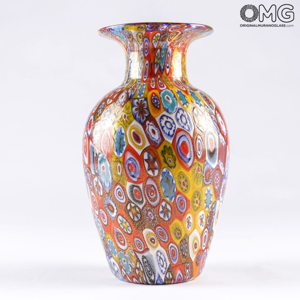 13 Popular Vintage Murano Art Glass Vases 2024 free download vintage murano art glass vases of vase millefiori colourful mix origianl murano glass in 1520342185257