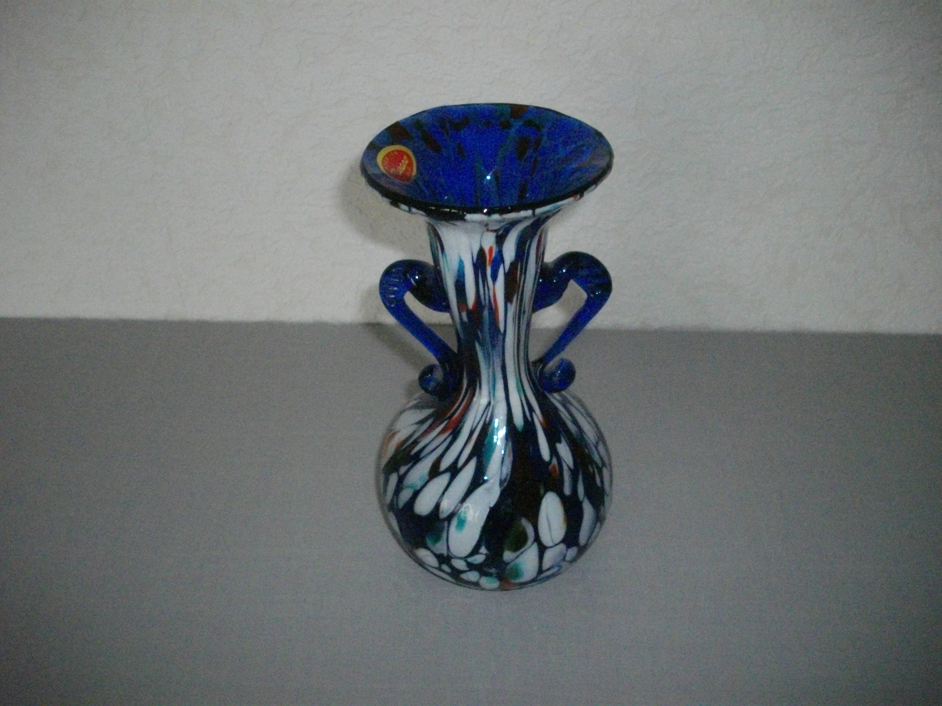vintage murano art glass vases of vintage murano design vase blue 709 from the 60s last regarding dzoom