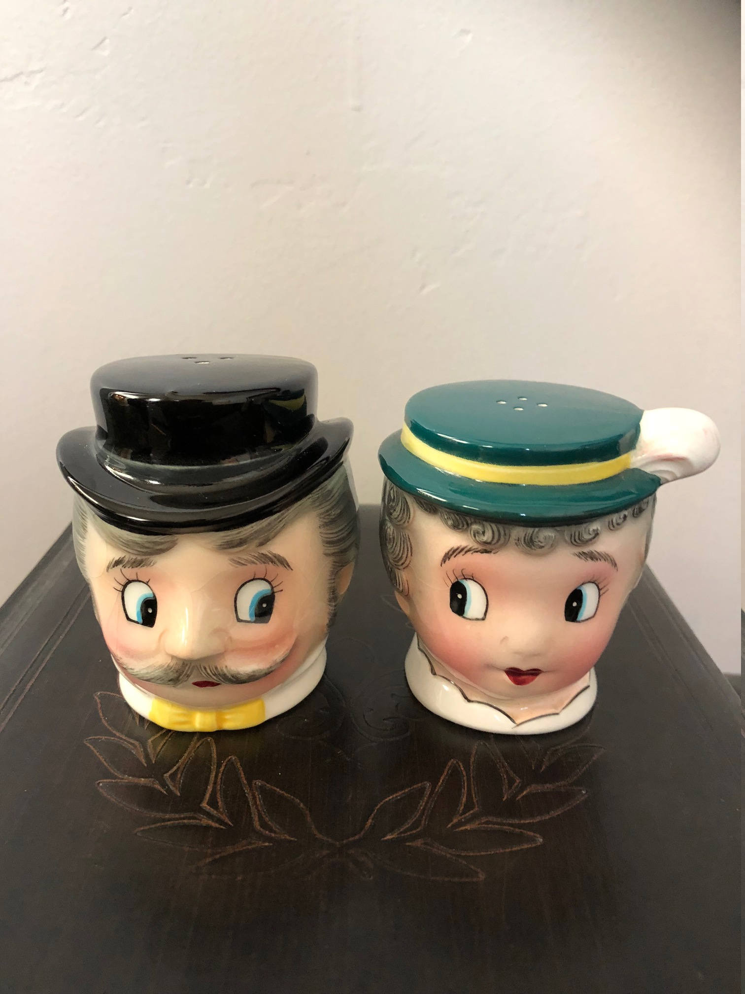 vintage napco lady head vase of vintage py gay lady and man salt and pepper shakers etsy regarding dzoom