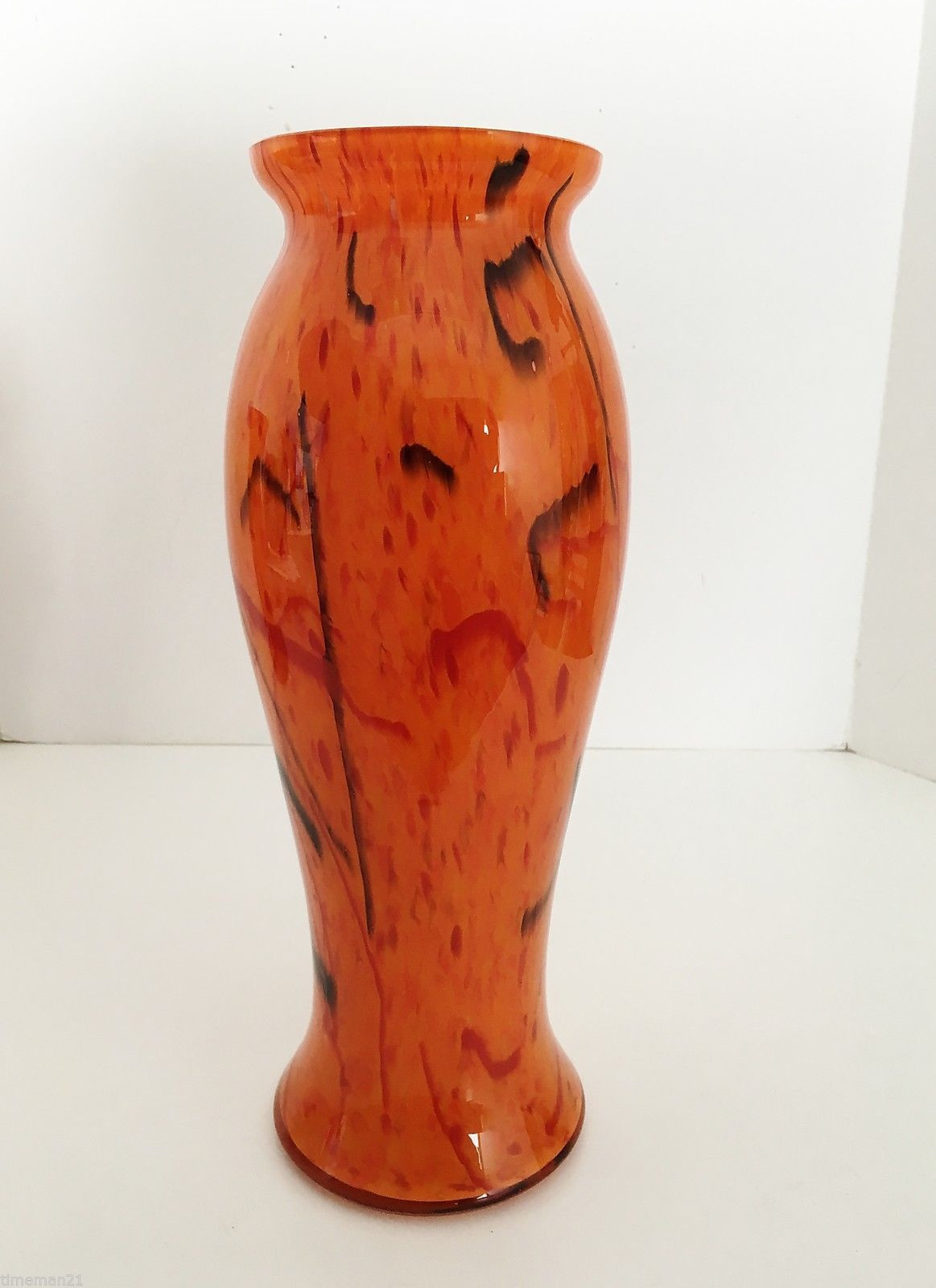 24 Great Vintage Tall orange Glass Vase 2023 free download vintage tall orange glass vase of bohemian czech art glass vase orange red blue 13 25 04574 ebay with bohemian czech art glass vase orange red blue 13 25 04574 ebay