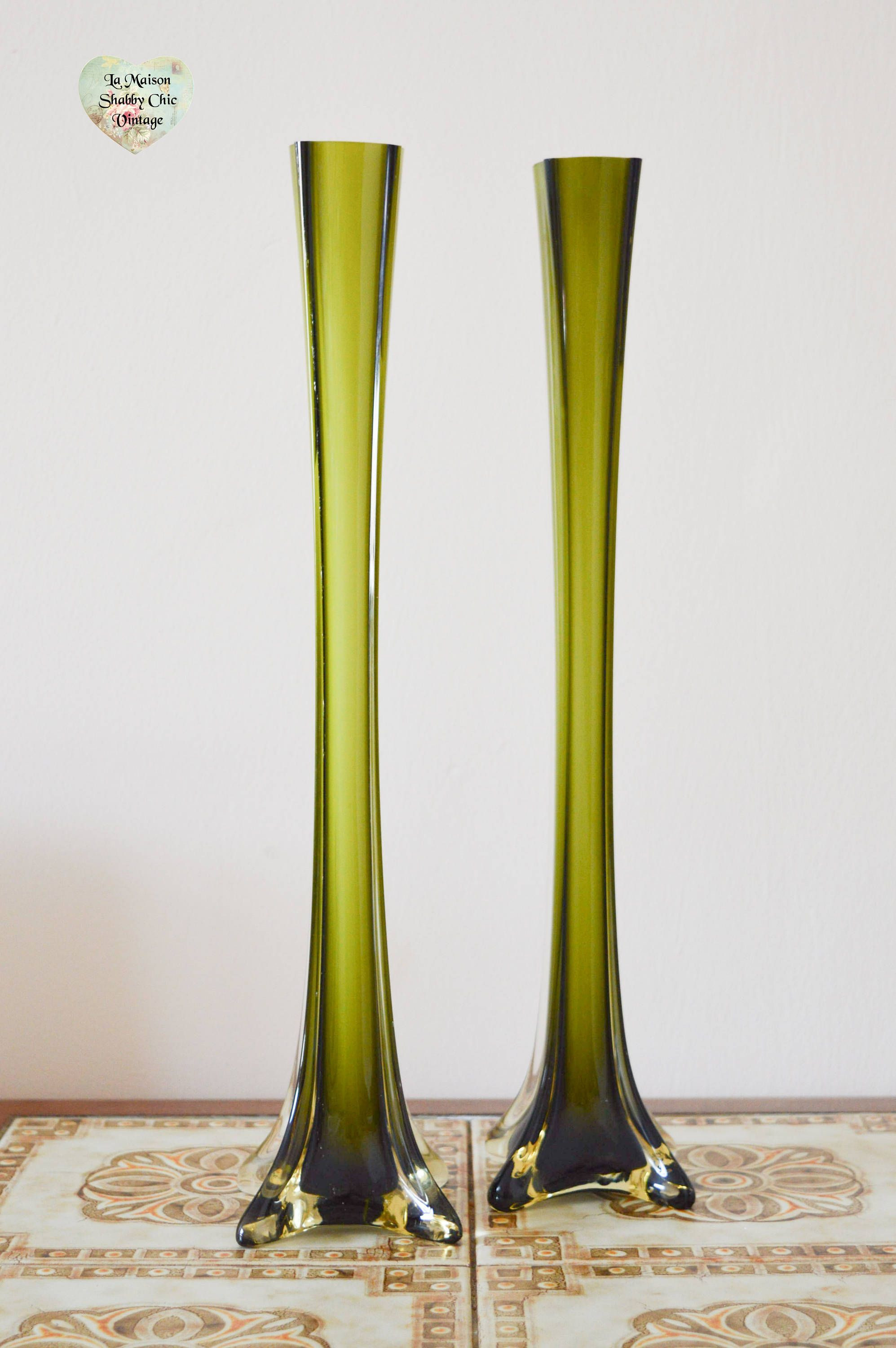 28 Elegant Vintage Vases Ebay 2024 free download vintage vases ebay of 35 antique green glass vases the weekly world regarding retro skinny glass vases pair 2 shades of green retro flower vases