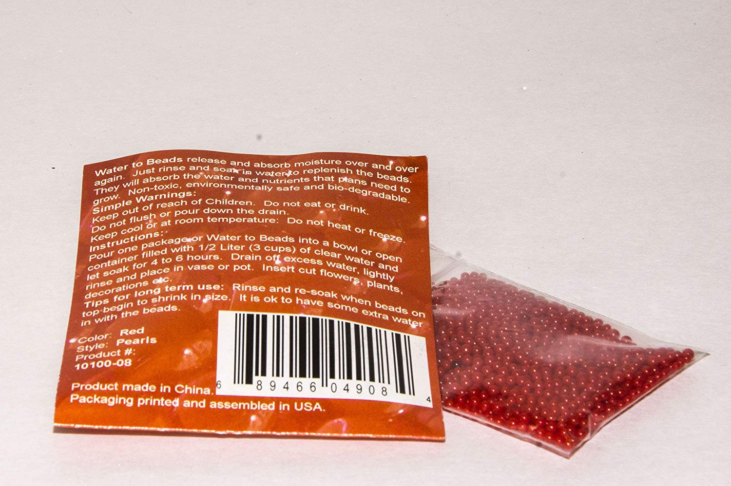 water gel beads for vases of amazon com decorative pearls of water to beads red water beads pertaining to amazon com decorative pearls of water to beads red water beads home kitchen