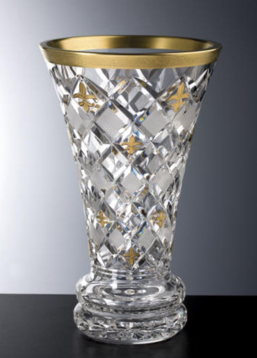 waterford lismore 8 flared vase of waterford crystal with gold collectable crystal vase louis xiv by pertaining to waterford crystal with gold collectable crystal vase louis xiv by cristallerie 1954 00