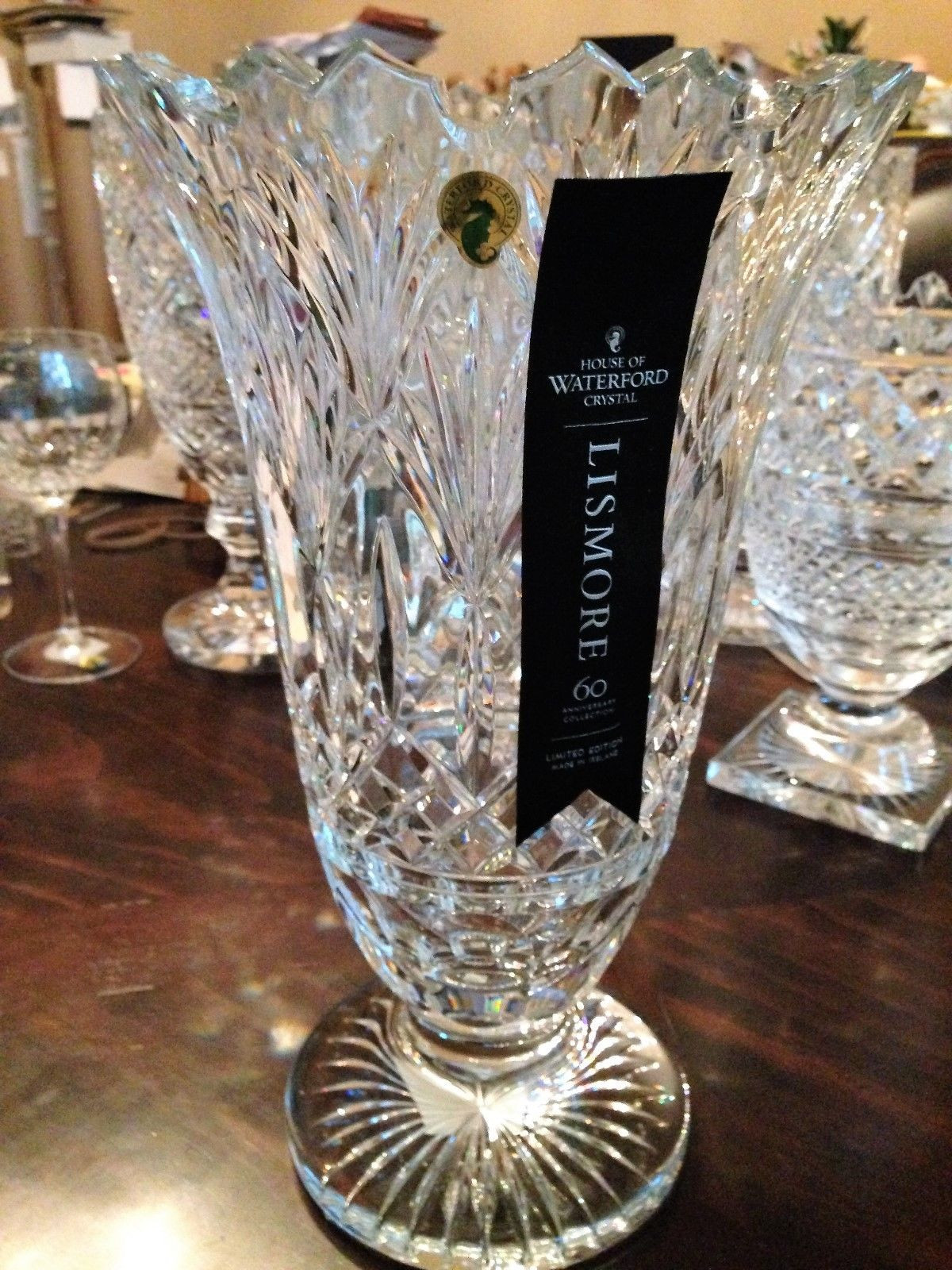 13 Lovely Waterford Lismore Thistle Vase 2024 free download waterford lismore thistle vase of waterford crystal jim oleary lismore gate footed vase 156517 ebay inside norton secured powered by verisign