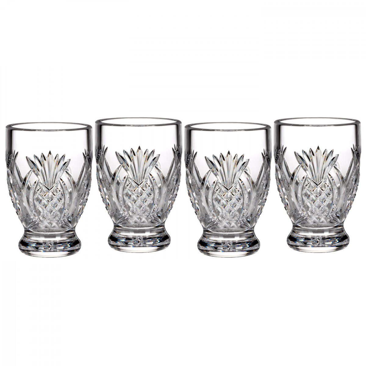 waterford pineapple vase of pineapple hospitality small glass set of 4 discontinued throughout pineapple hospitality small glass set of 4 discontinued