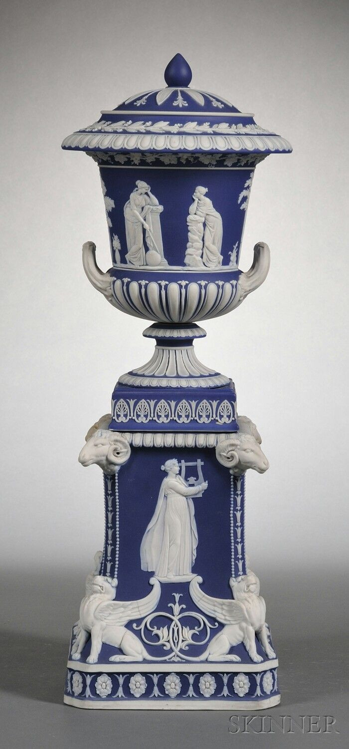 wedgwood bud vase of 48 best jasperware images on pinterest wedgwood porcelain and jasper with wedgwood dark blue jasper dip covered vase on stand england 19th century applied