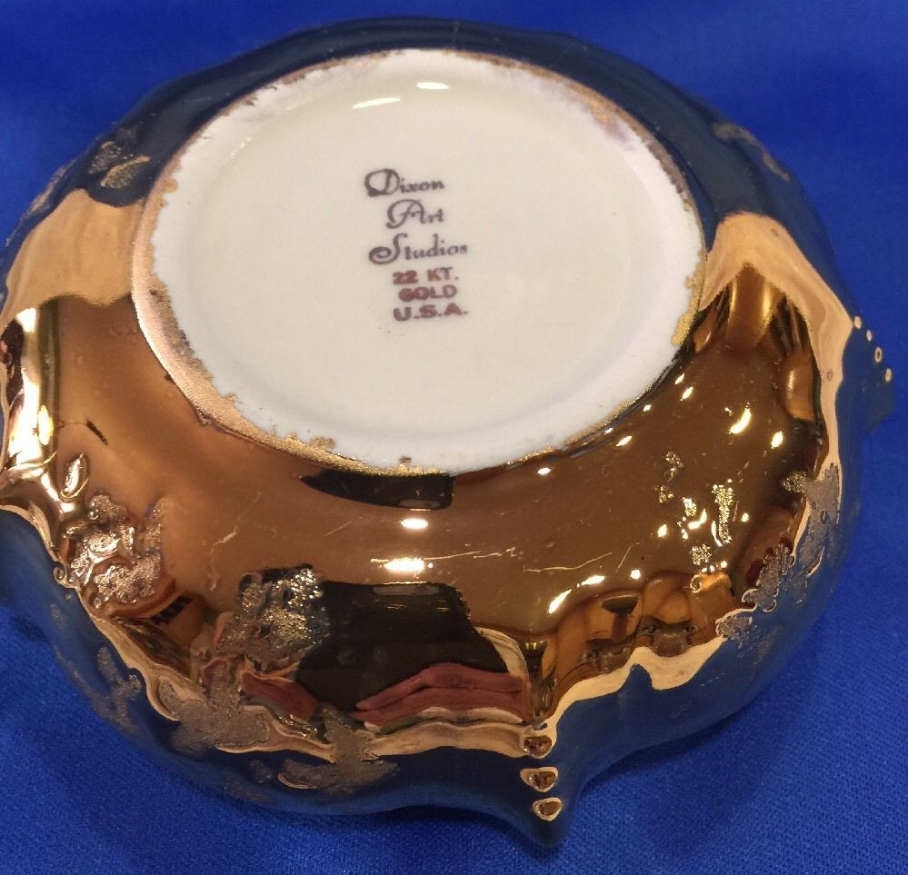 29 Popular Weeping Gold Vase 2024 free download weeping gold vase of dixon art studio porcelain candy nuts relish dish 22k weeping gold throughout 2 of 6