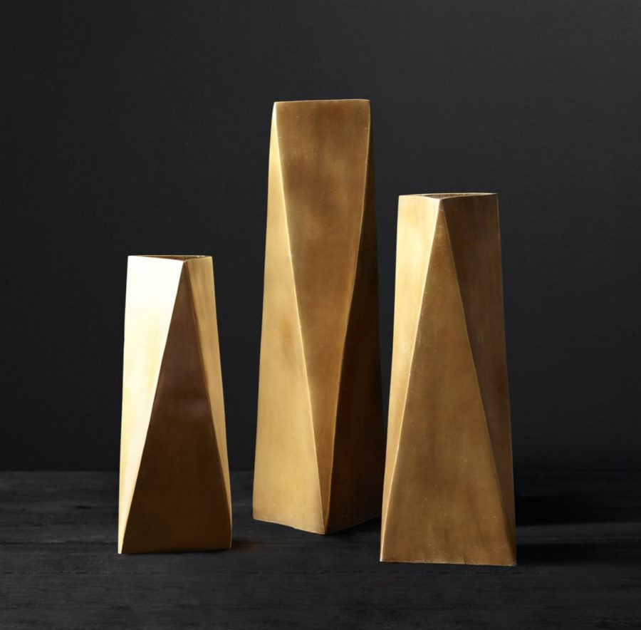 15 Recommended West Elm Honeycomb Vase 2024 free download west elm honeycomb vase of decor spotlight a vase for every price range with regard to view in gallery brass geometric vases from rh modern