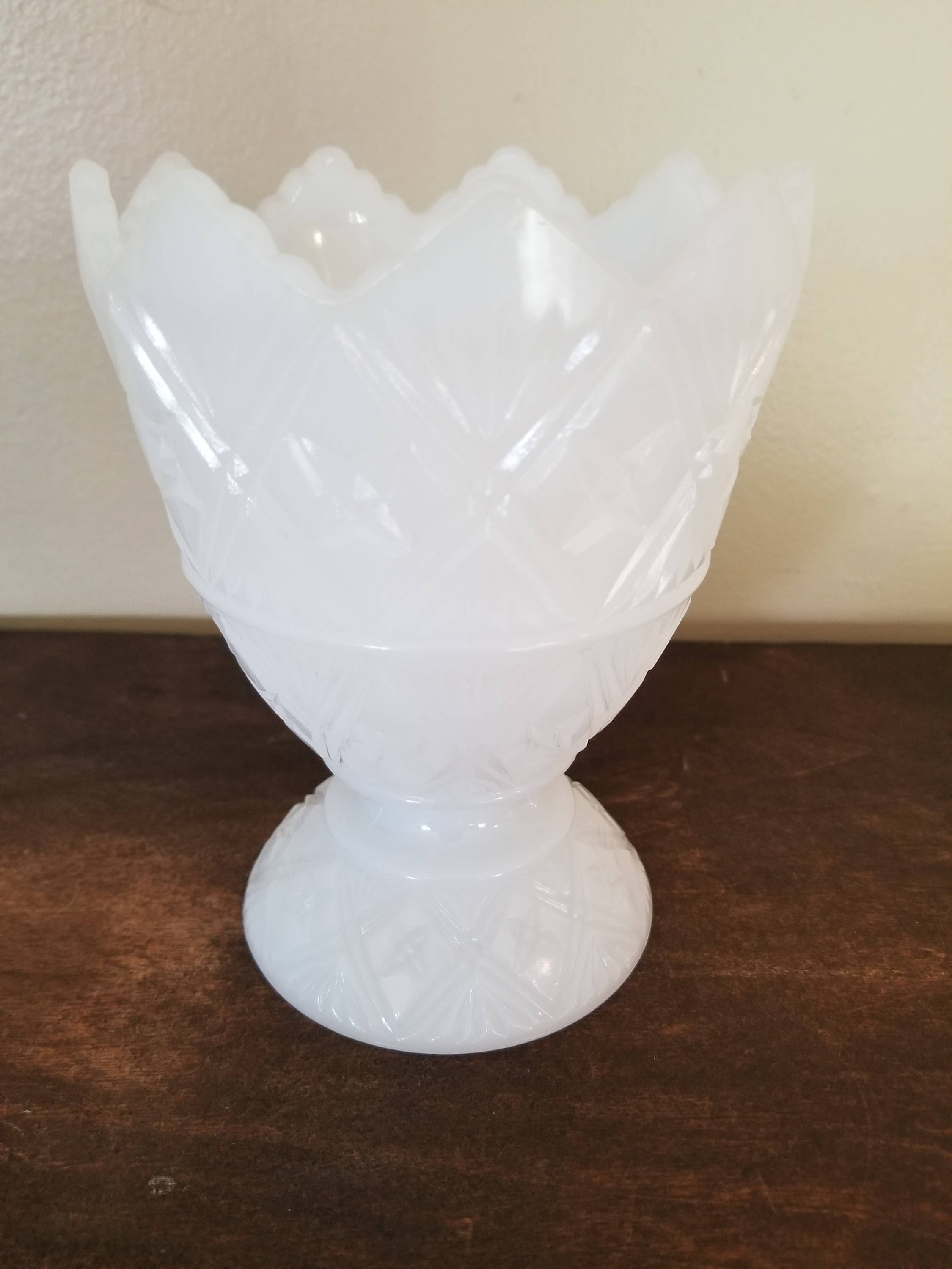 westmoreland milk glass vase of vintage milk glass e o brody embossed footed compote wedding intended for dzoom