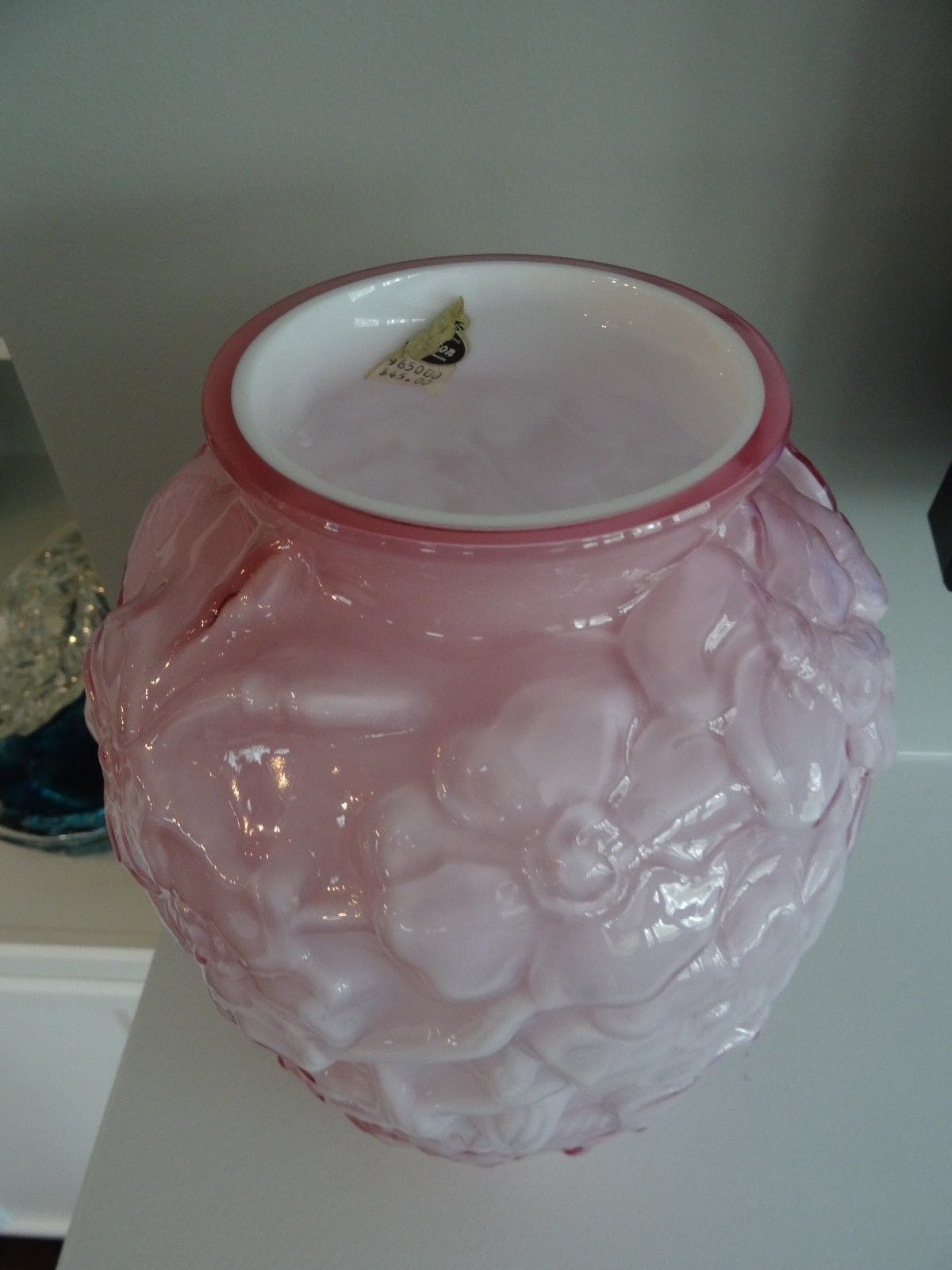 white fenton glass vase of 1984 fenton art glass dusty rose overlay pink dogwood vase 9650 od with 3 of 6 1984 fenton art glass dusty rose overlay pink dogwood vase 9650 od cased 10 5