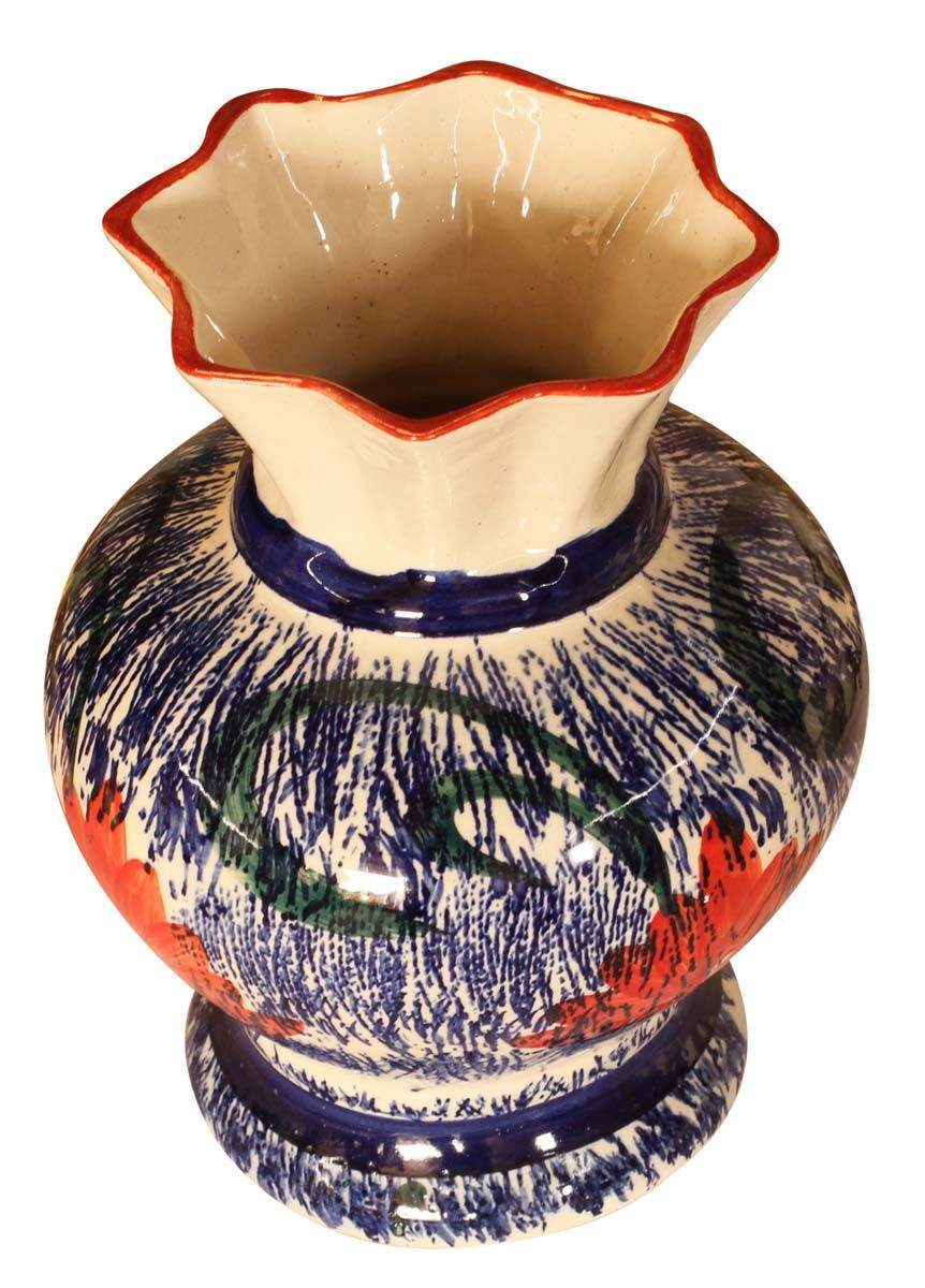 wholesale pottery vases of bulk wholesale handmade ceramic vase hand painted blue white red pertaining to 9 6 decorative ceramic flower vase in bulk wholesale hand painted blue white red flower vase from suppliers in india mantel decorations home decor
