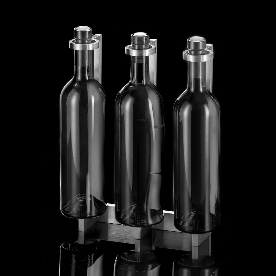 Wine Bottle Vase Wall Mount Of Perbacco 03 Wine Bottle Rack Capacity N 3 Bottles Dimensions L In Perbacco 03 Wine Bottle Rack Capacity N 3 Bottles Dimensions L