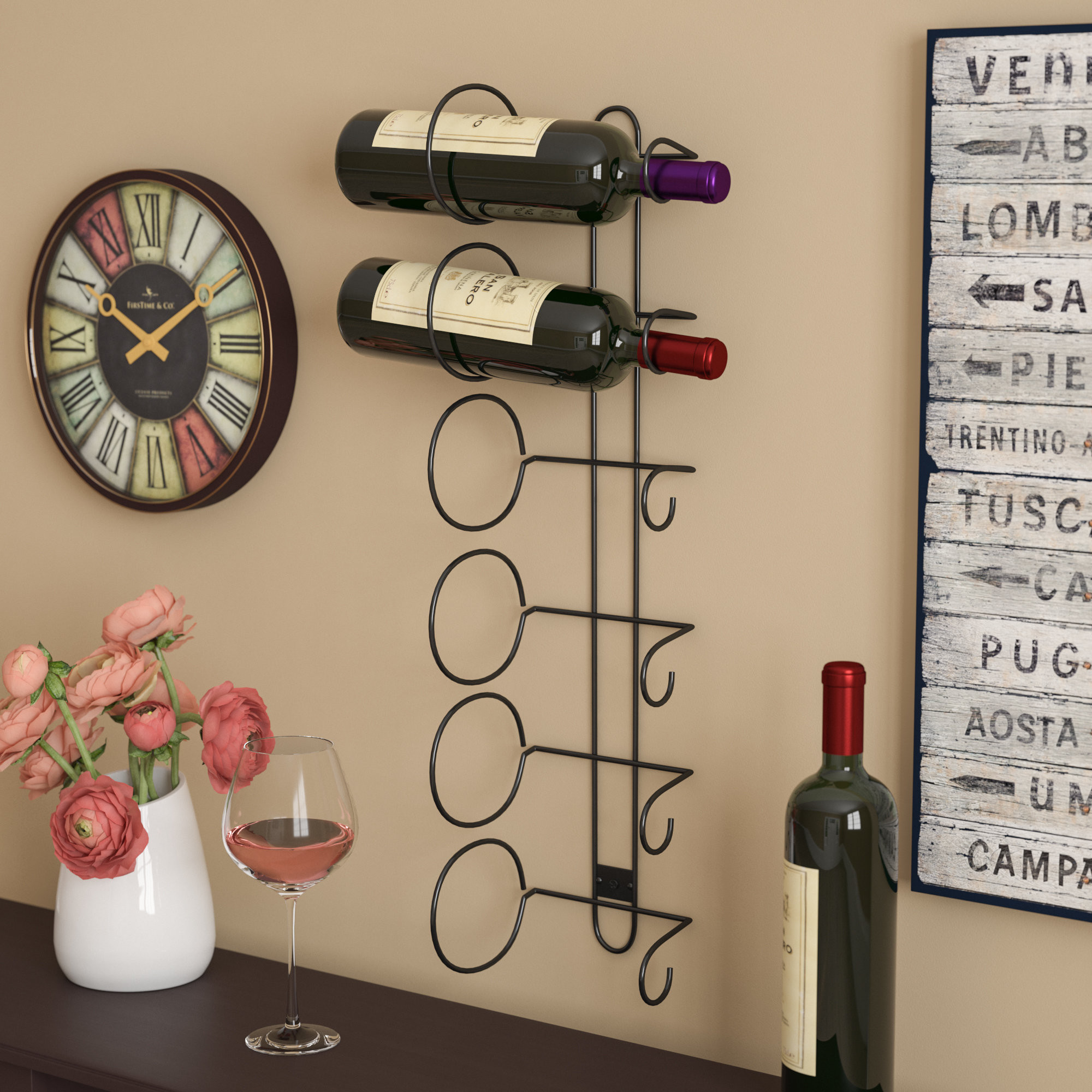 15 Ideal Wine Bottle Wall Vase 2024 free download wine bottle wall vase of andover mills phillip 6 bottle wall mounted wine rack reviews with regard to andover mills phillip 6 bottle wall mounted wine rack reviews wayfair