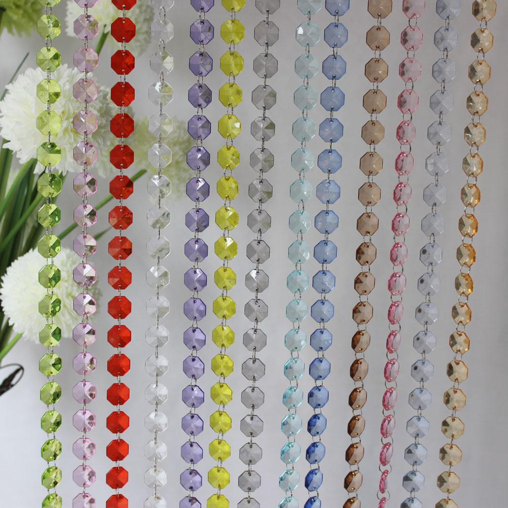 21 Perfect Wood Bead Vase Filler 2024 free download wood bead vase filler of wholesale magnificent 16 feet crystal acrylic gems bead strands pertaining to acrylic material 14 mm octagon flat beadscan be used to make jewelry bead garland suita